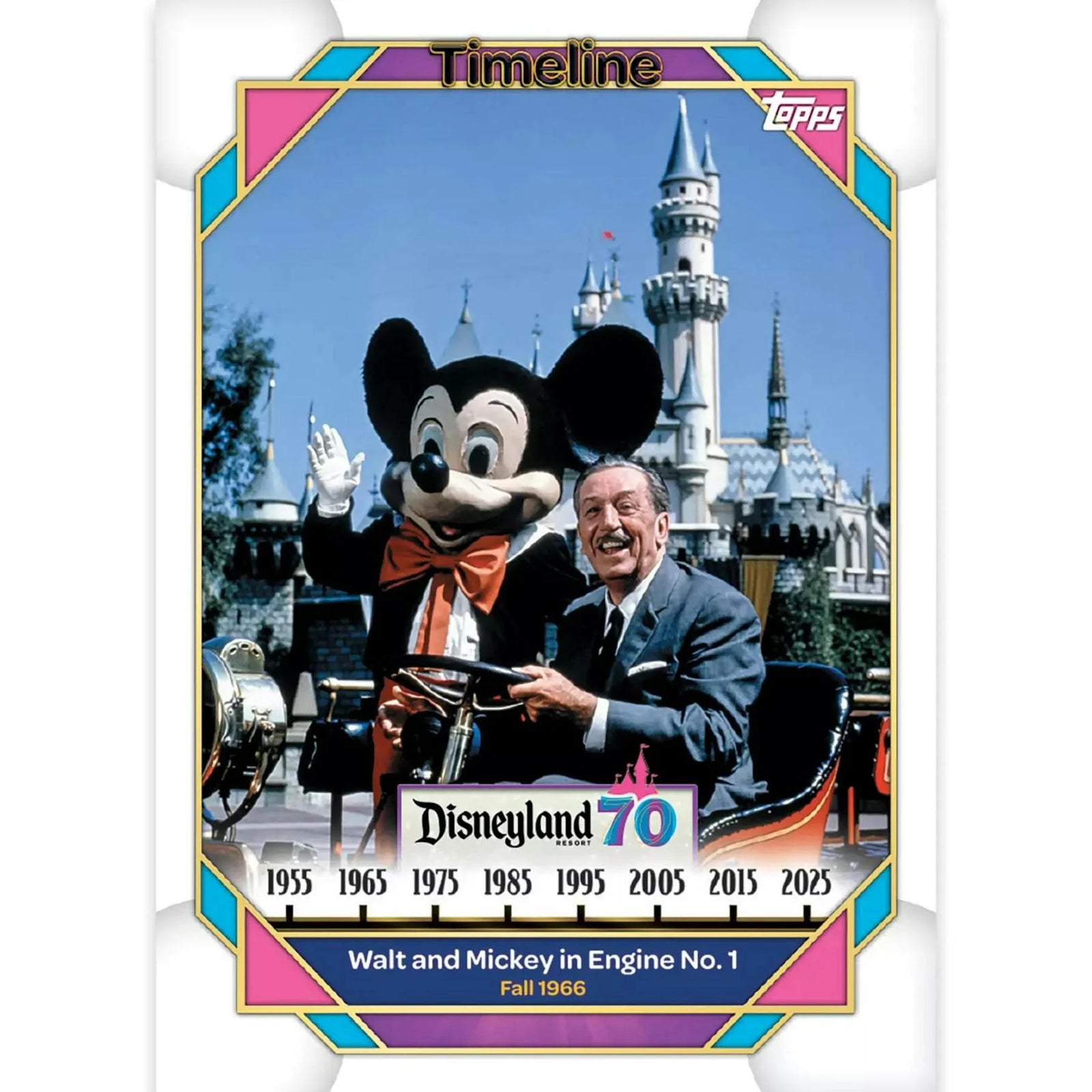 DRAFT - 2025 Topps Disneyland 70th Anniversary Hobby 12-Box Case