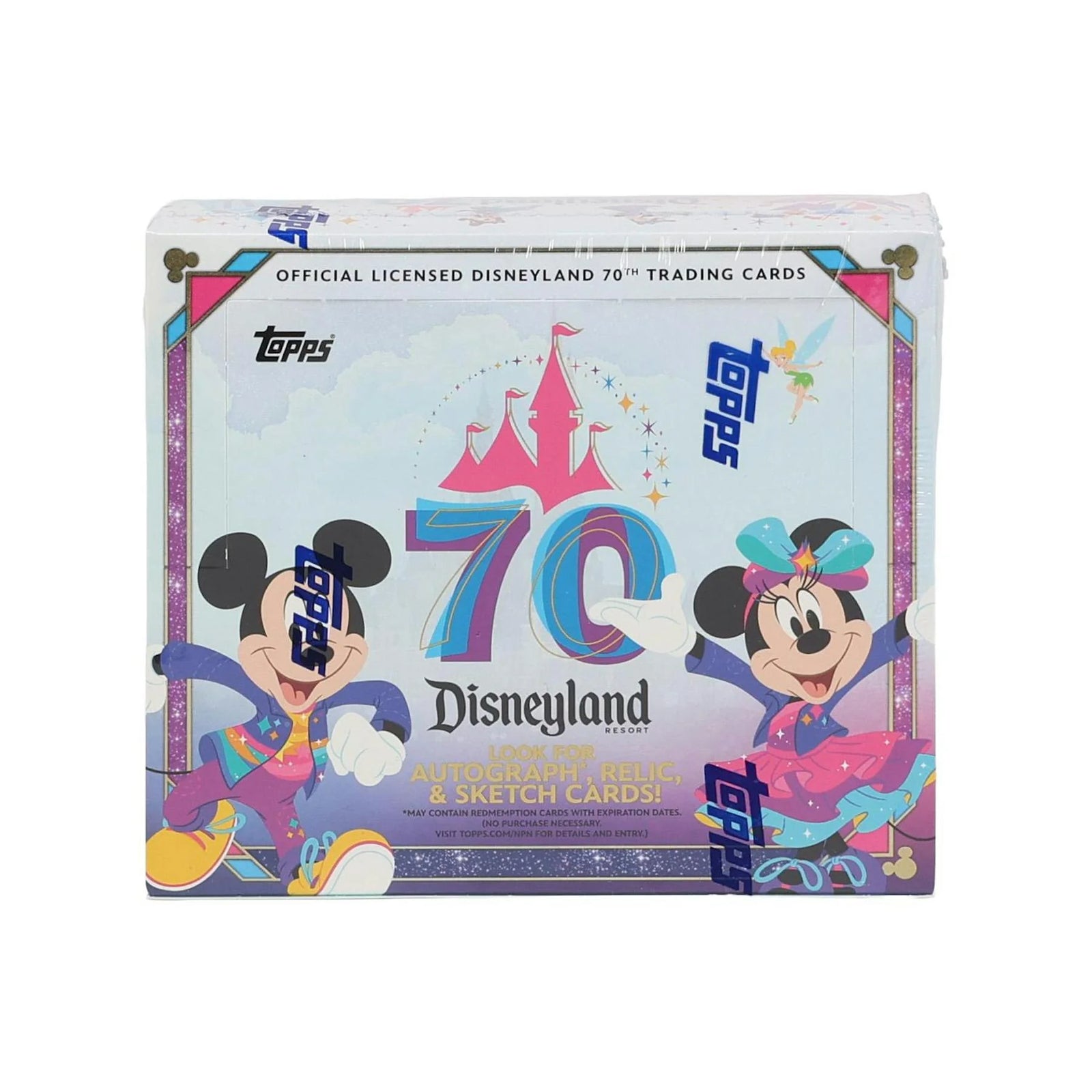 DRAFT - 2025 Topps Disneyland 70th Anniversary Hobby 12-Box Case