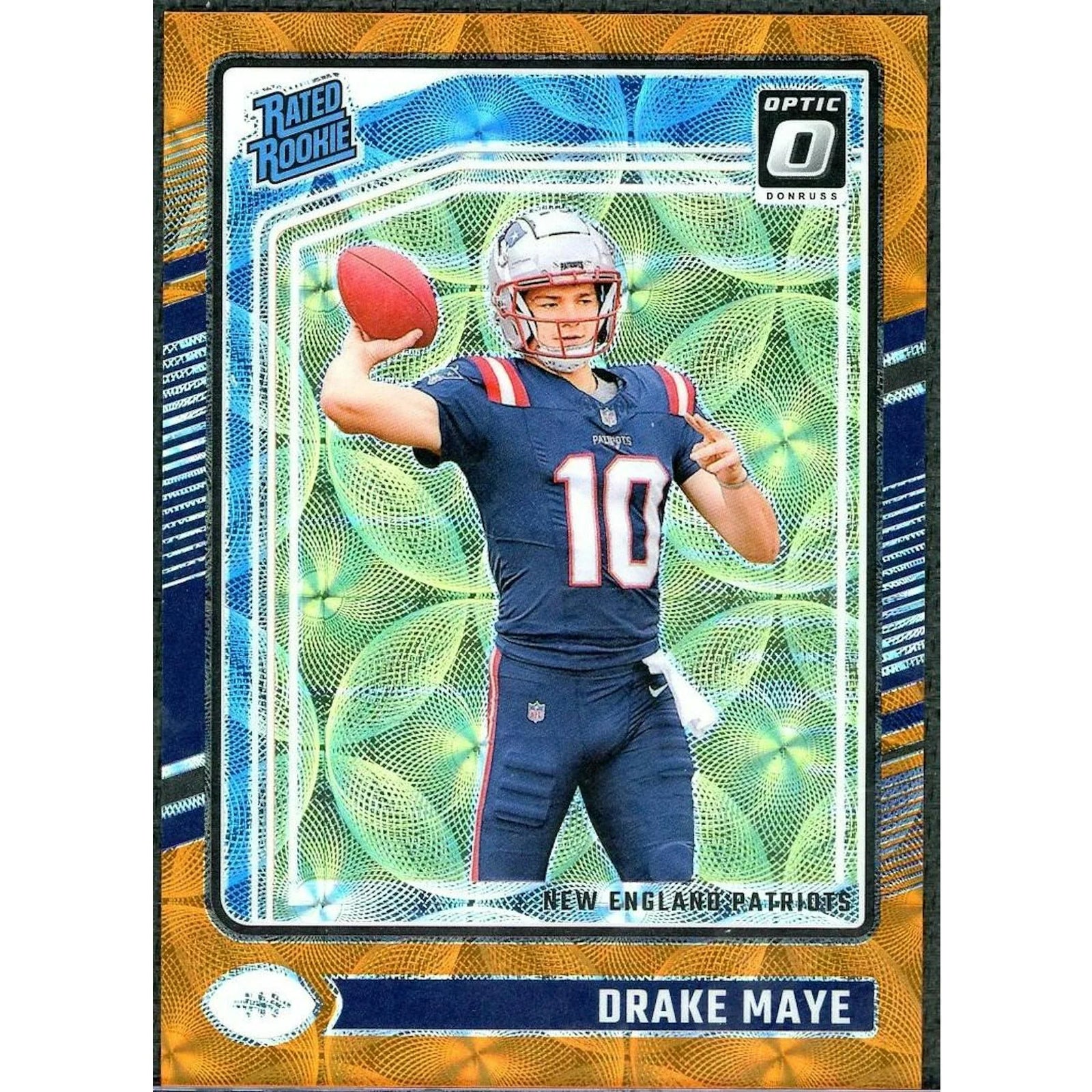 Drake Maye 2024 Donruss Optic Orange Scope/79 #229