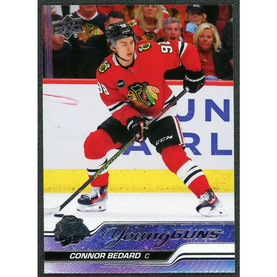 Connor Bedard 2023-24 Upper Deck Young Guns #451 Rookie Card