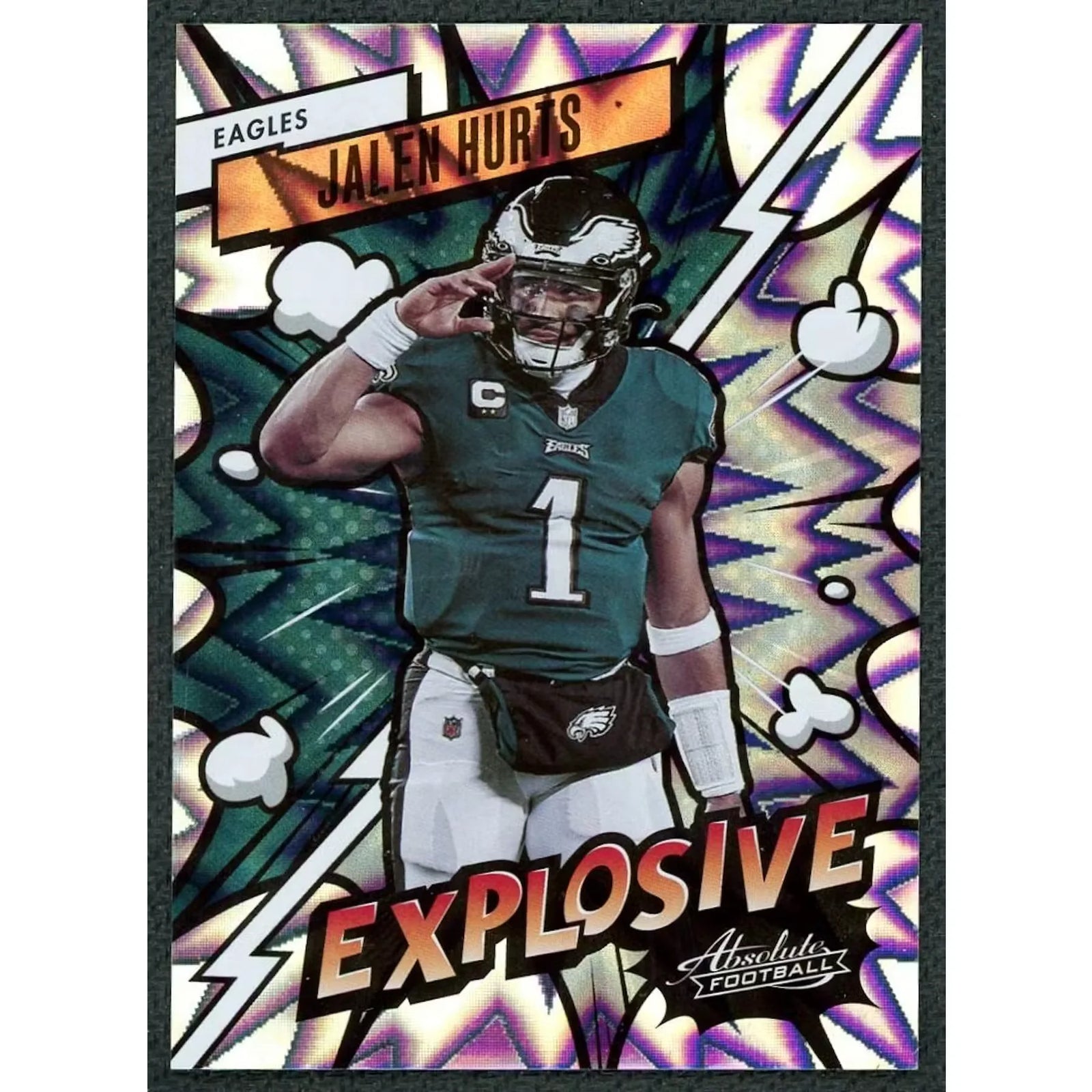 Jalen Hurts 2023 Panini Absolute Explosive #2 Card