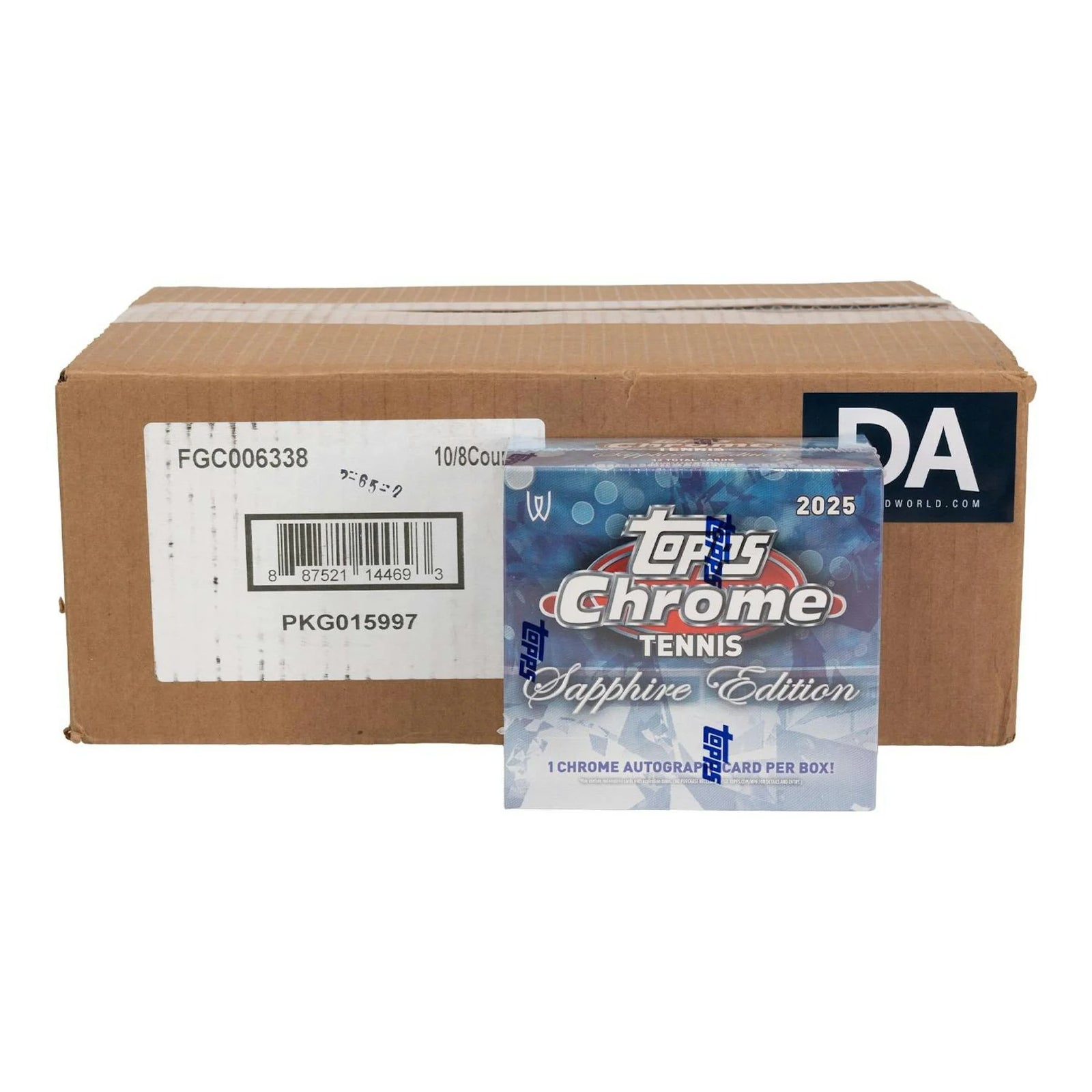 DRAFT - 2025 Topps Chrome Tennis Sapphire Edition 10-Box Case