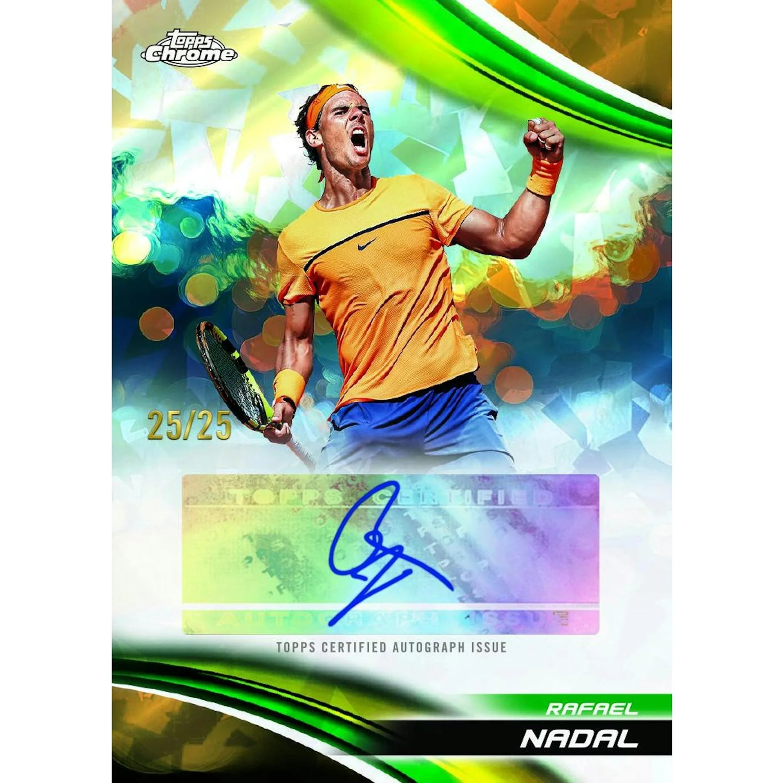 DRAFT - 2025 Topps Chrome Tennis Sapphire Edition 10-Box Case