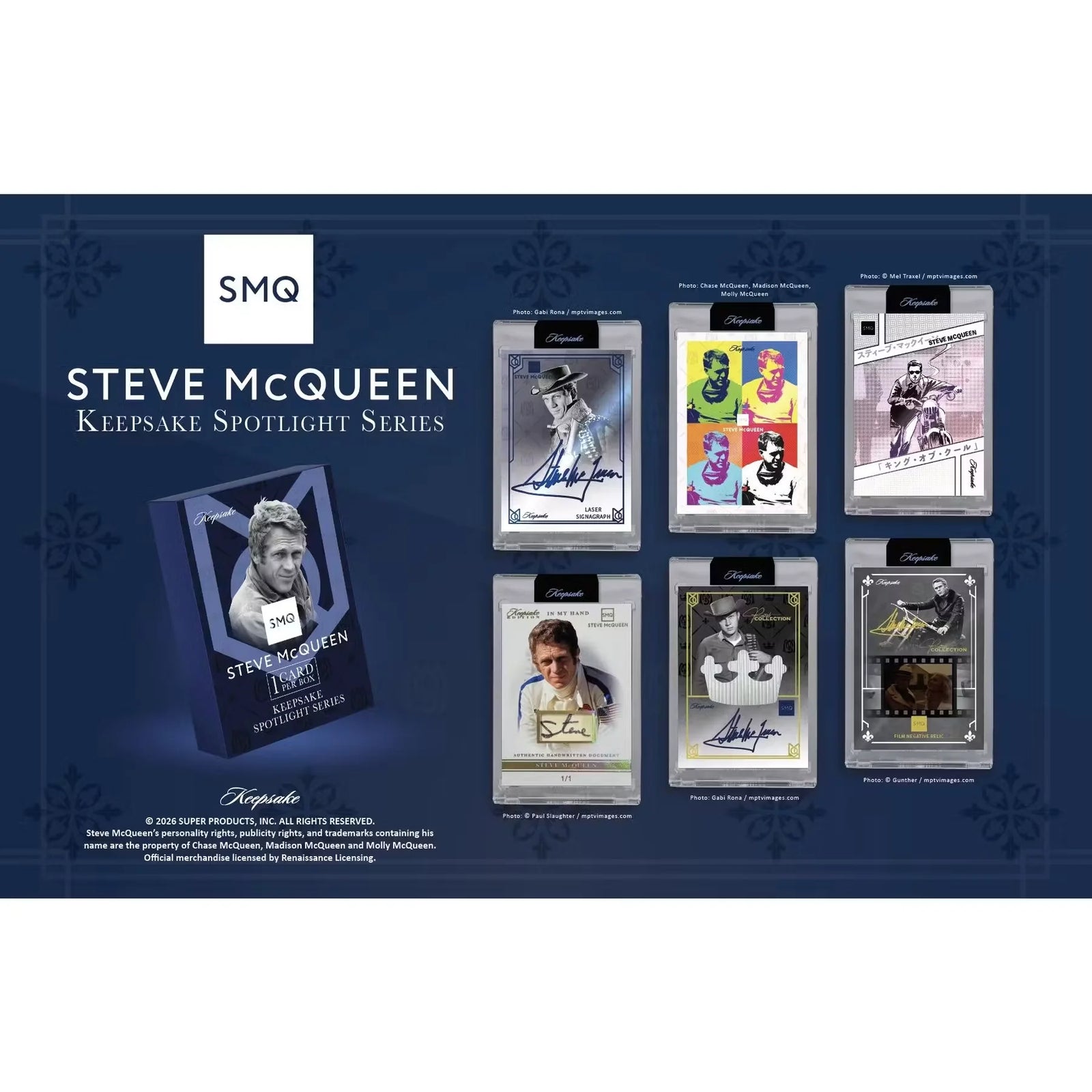 Steve McQueen King of Cool Spotlight Series Hobby Box | 2026 Presell