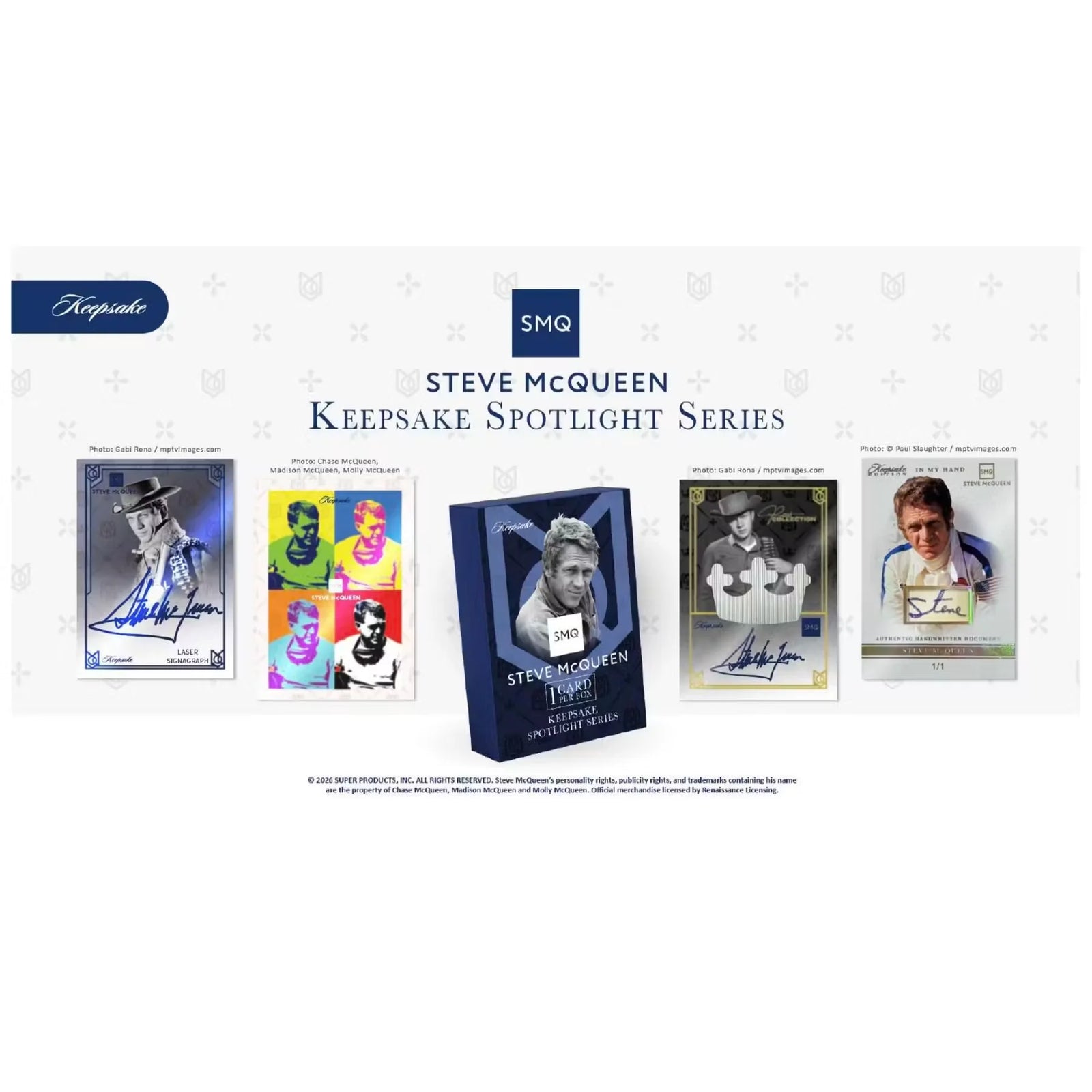 Steve McQueen King of Cool Spotlight Series Hobby Box | 2026 Presell