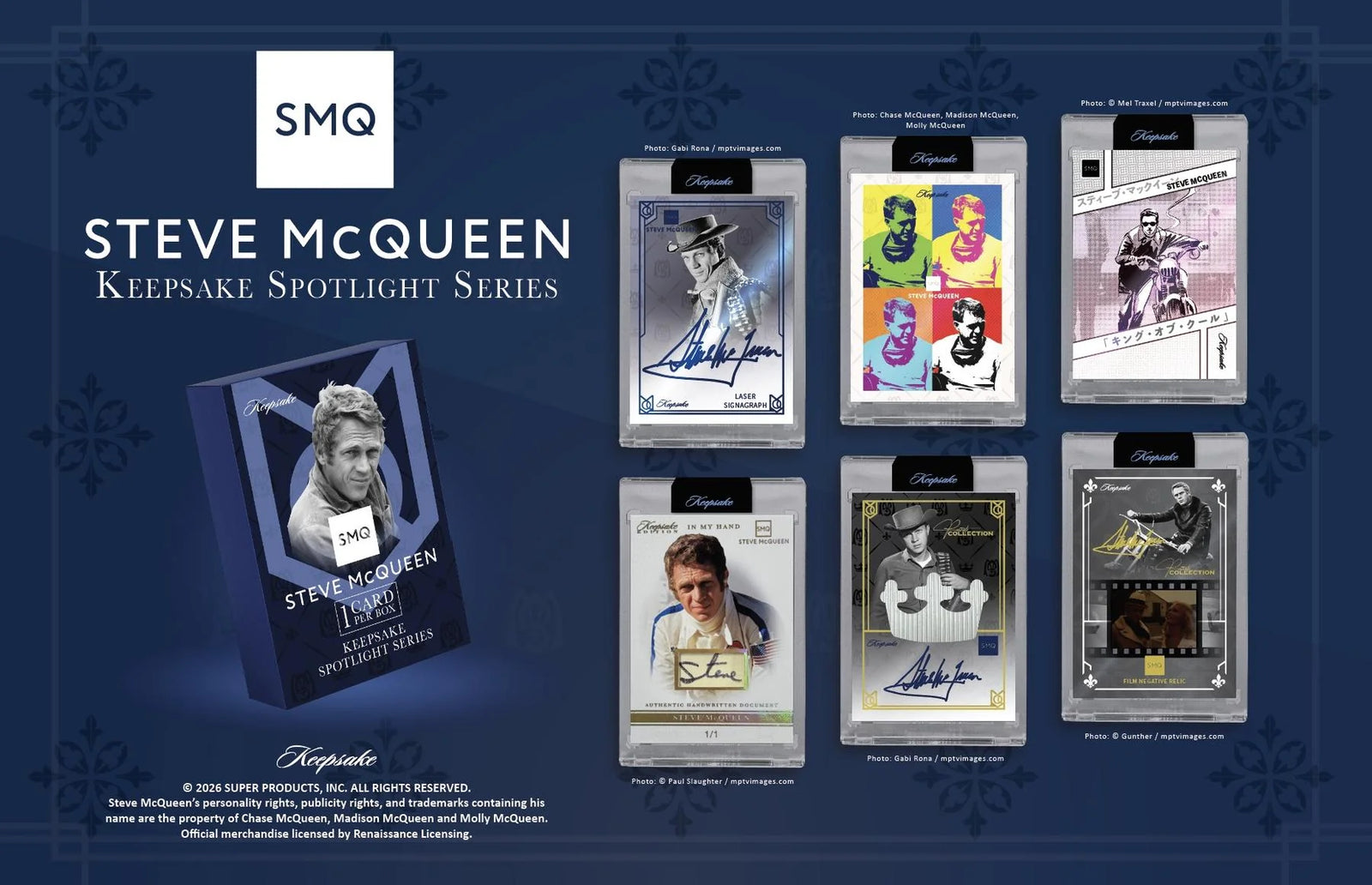 Steve McQueen King of Cool Spotlight Series Hobby Box | 2026 Presell