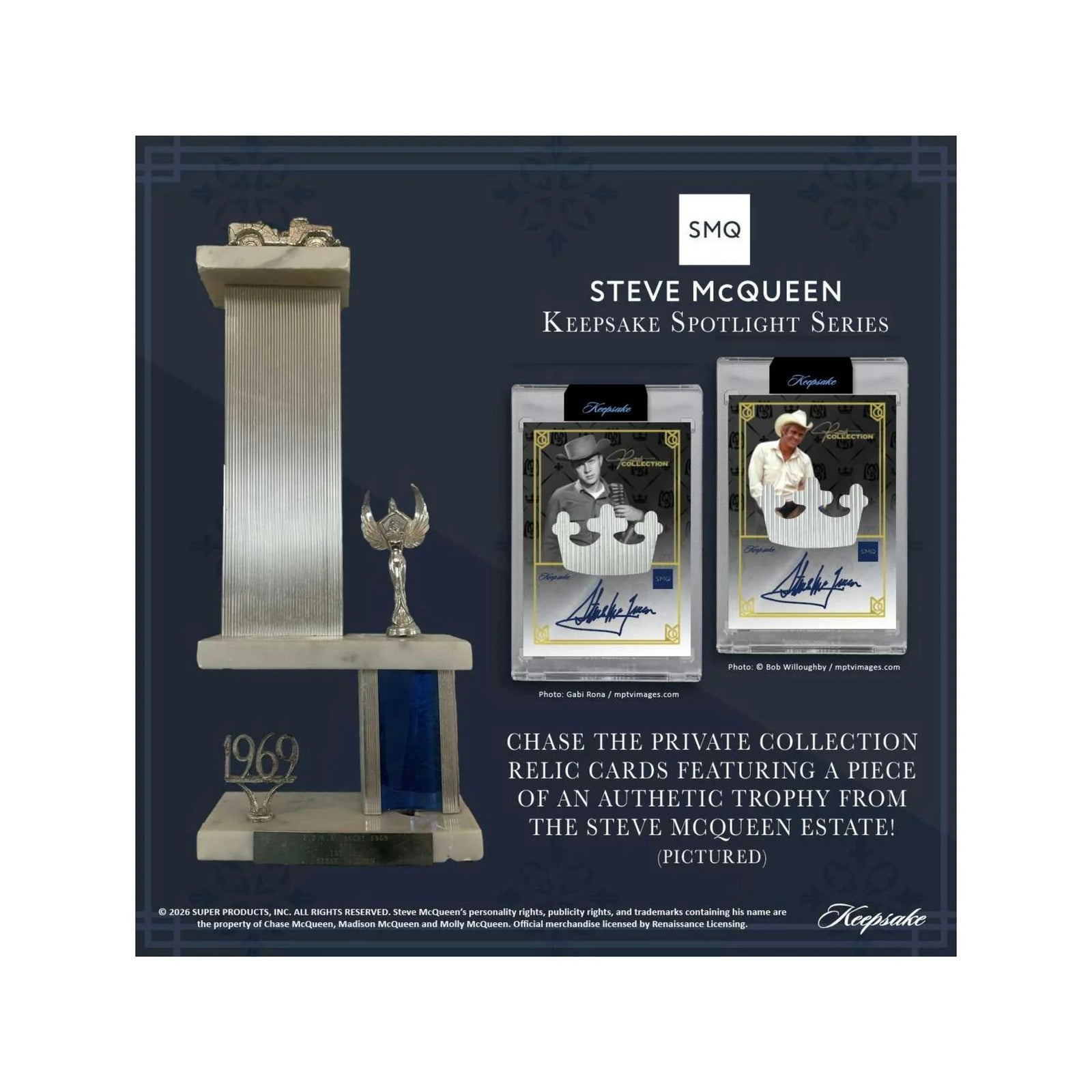2026 Keepsake Steve McQueen King of Cool Spotlight Series Hobby 20-Box Case | Presell