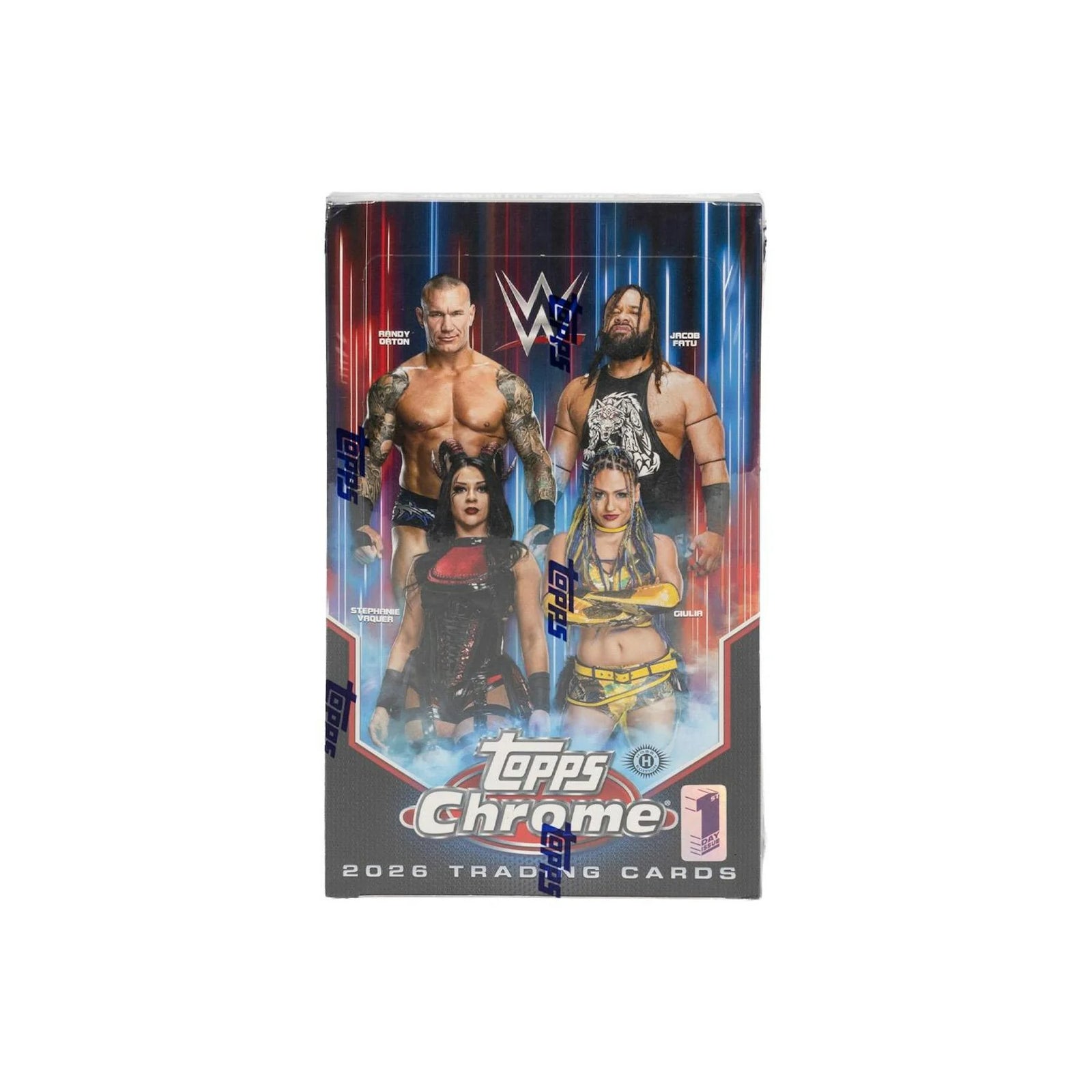 DRAFT - 2026 Topps Chrome WWE Wrestling First Day Issue Hobby Box