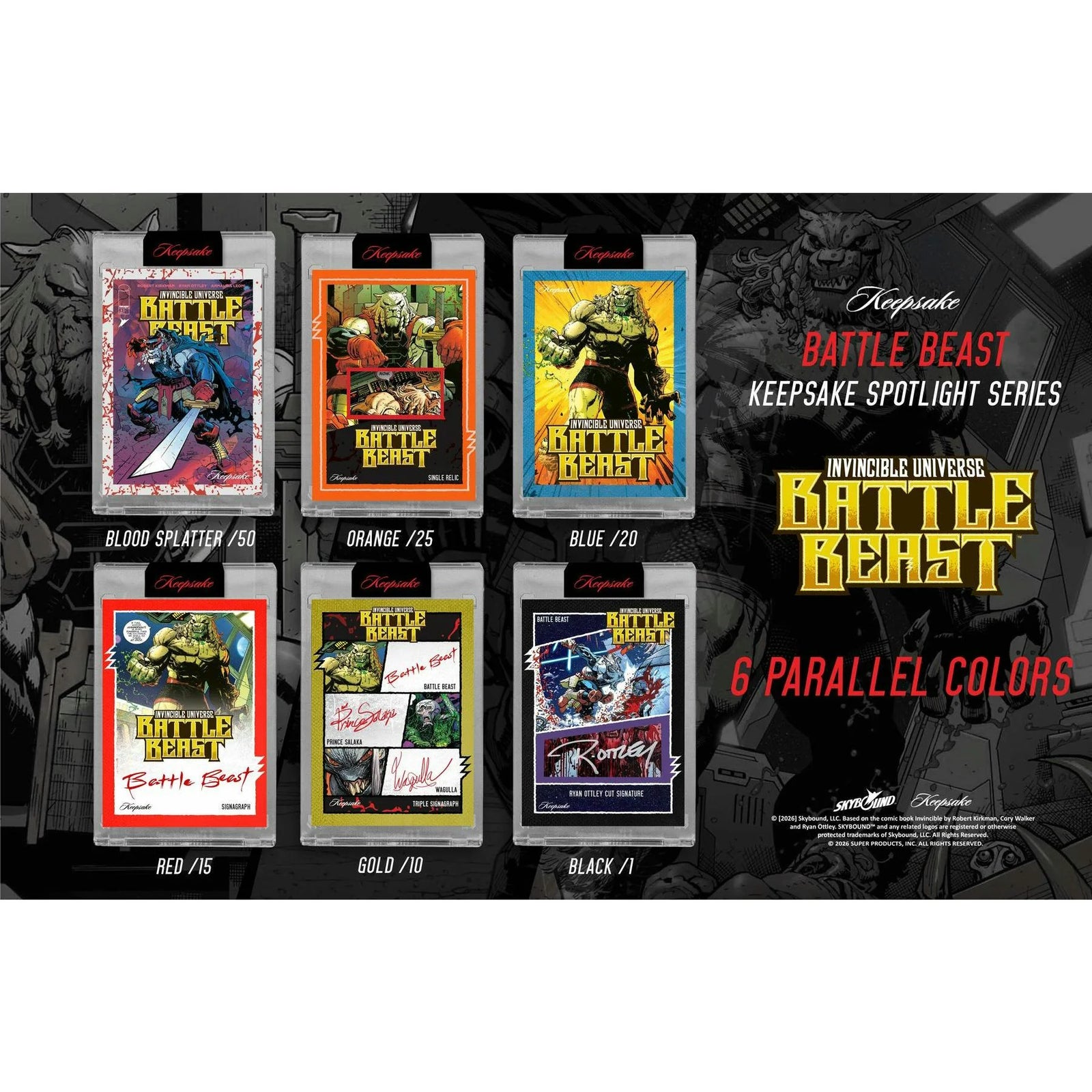 DRAFT - 2026 Keepsake Battle Beast 1st Edition Hobby Box | Presell