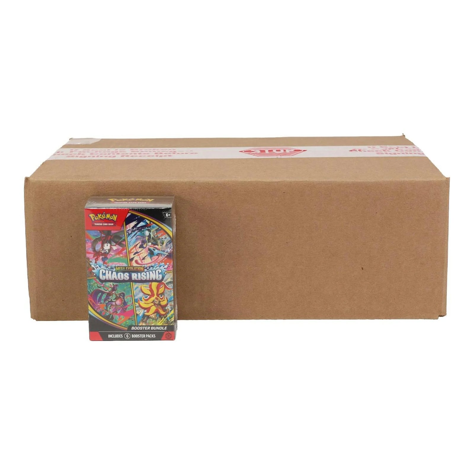 DRAFT - Pokemon Mega Evolution Chaos Rising 6-Pack Booster 25-Bundle Case