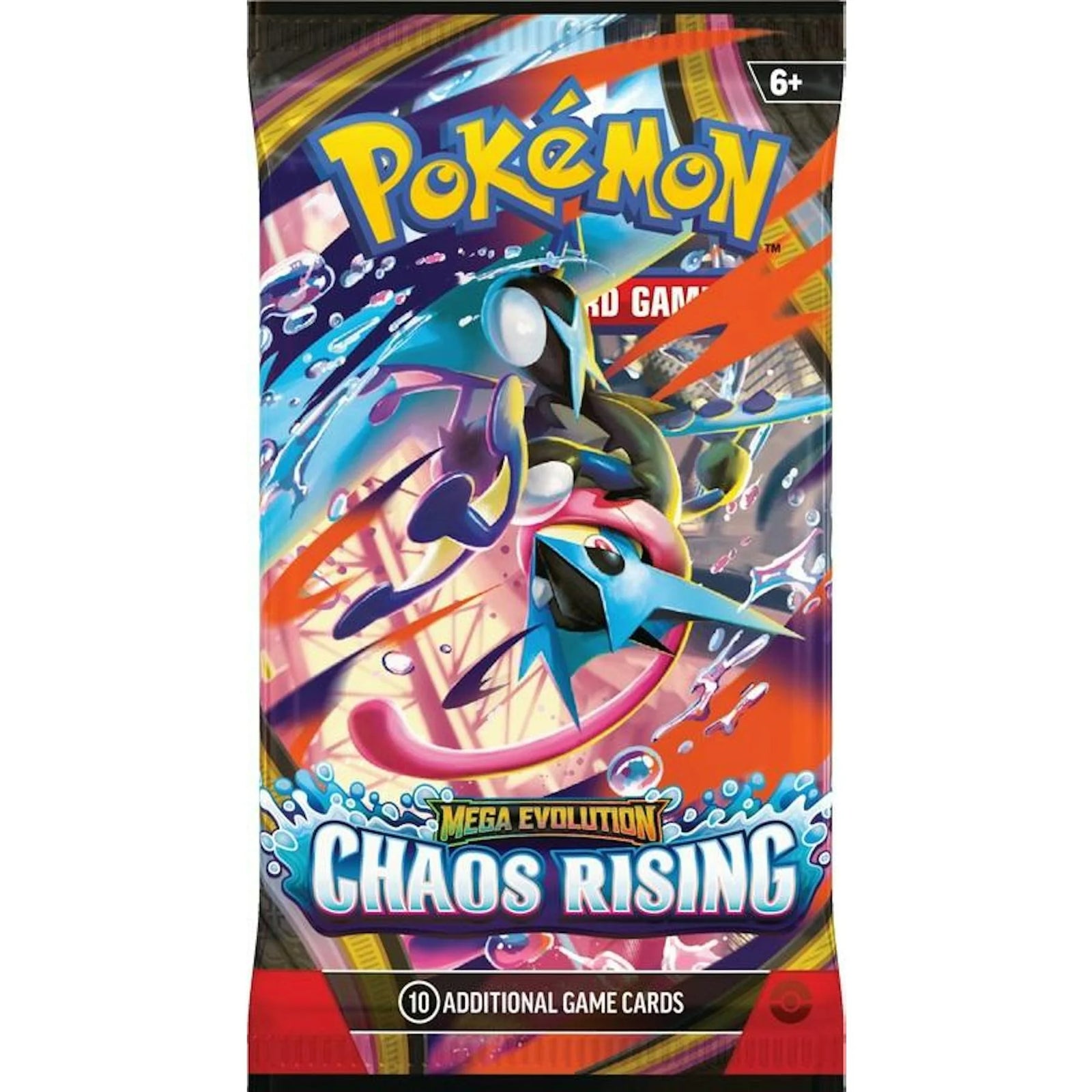 DRAFT - Pokemon Mega Evolution Chaos Rising 6-Pack Booster 25-Bundle Case
