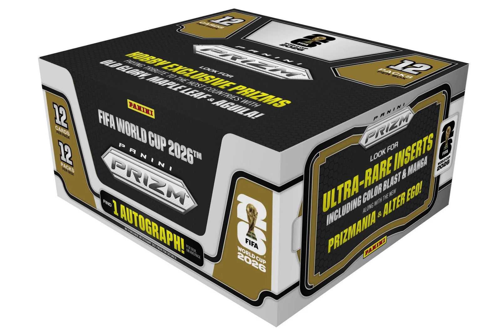 DRAFT - Presell 2026 Panini Prizm FIFA World Cup Soccer Hobby 12-Box Case (Presell) Releases Jun. 17th, 2026