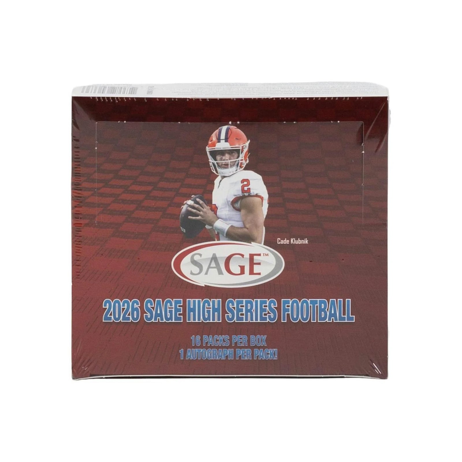 DRAFT - New 2026 Sage High Series Football Hobby 16-Box Case