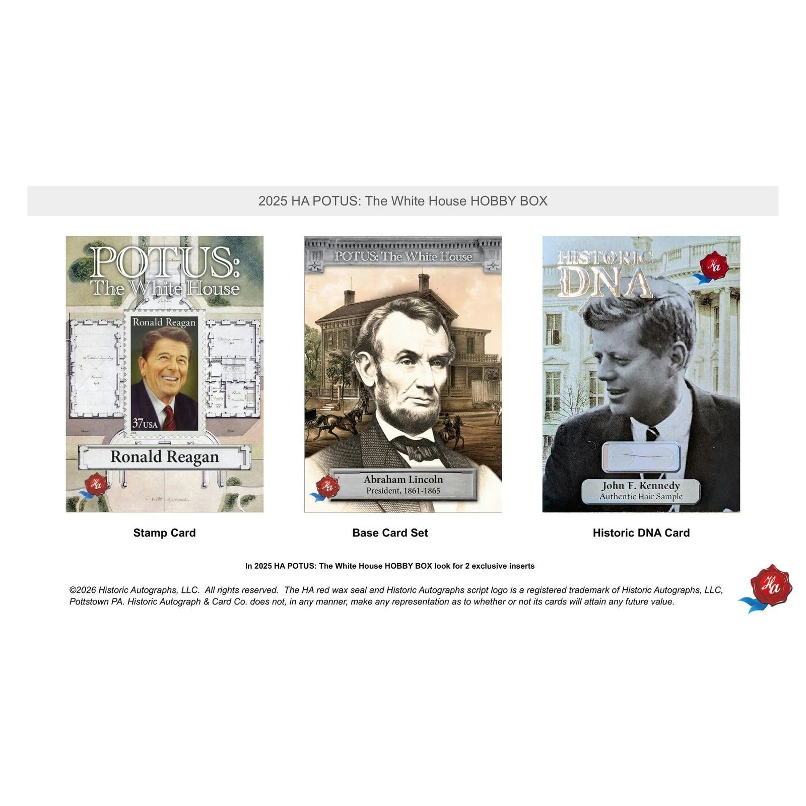 DRAFT - 2025 Historic Autographs POTUS: The White House Hobby Box