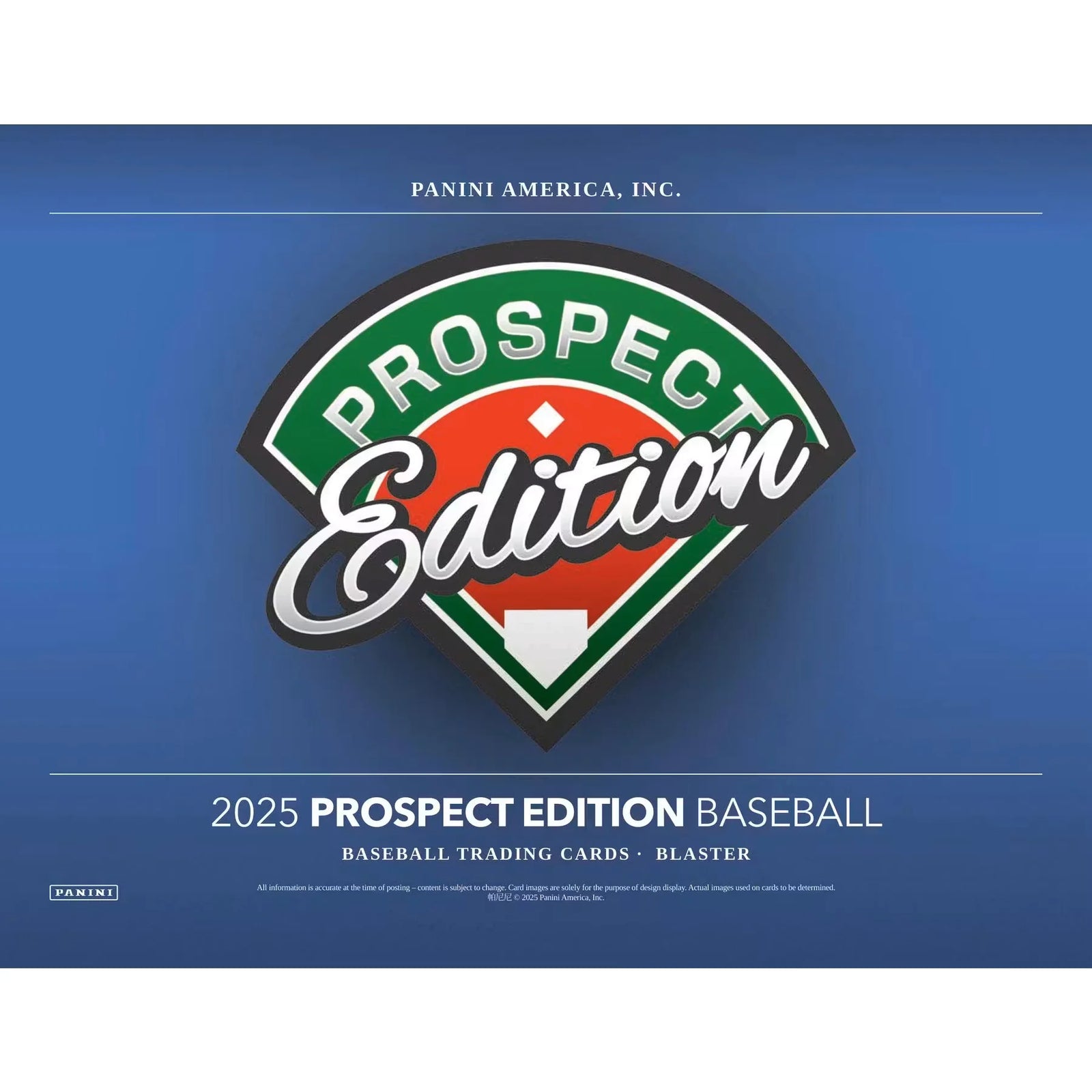 2025 Panini Prospect Edition Baseball Blaster 20-Box Case (Ships Sealed Only) - D