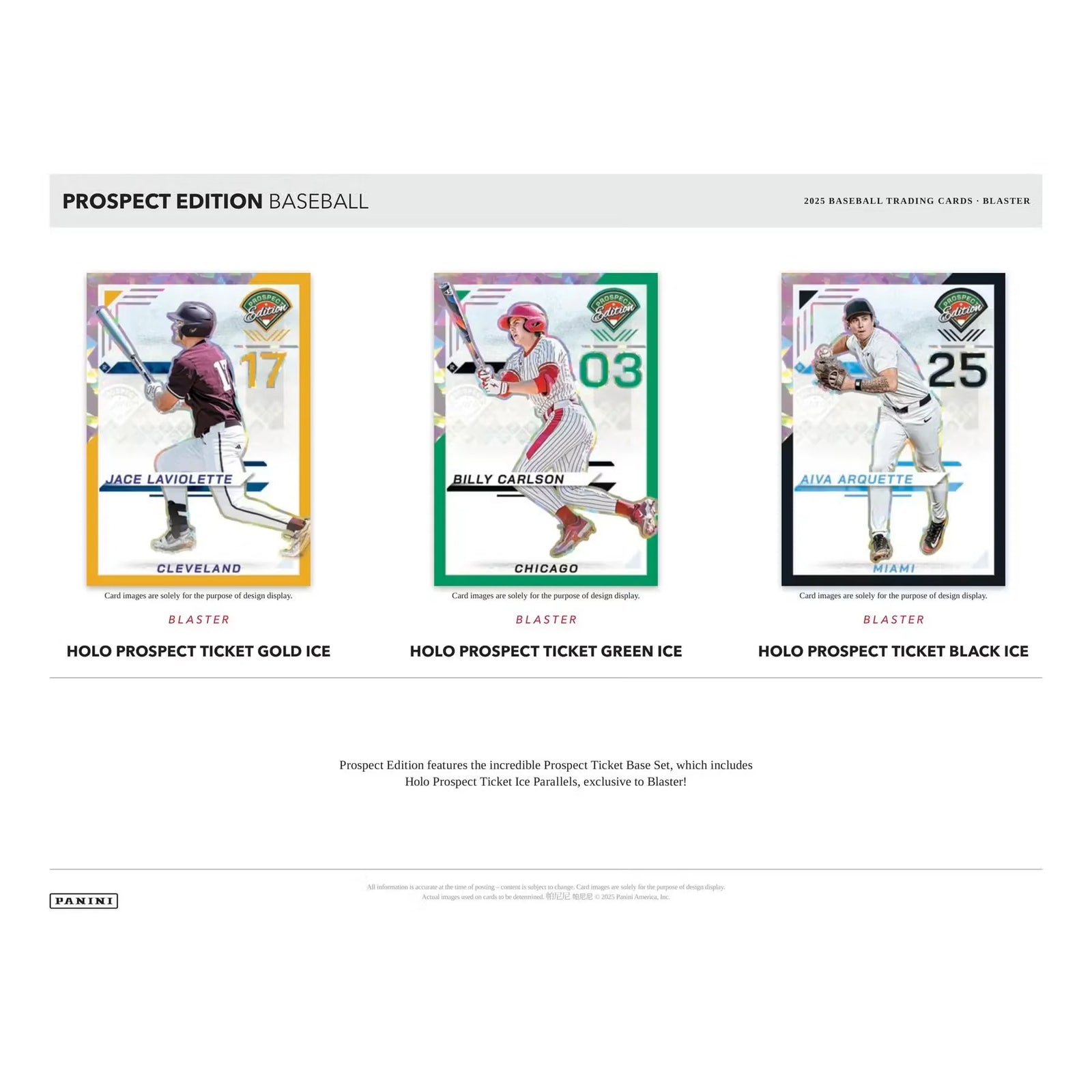 2025 Panini Prospect Edition Baseball Blaster 20-Box Case (Ships Sealed Only) - D