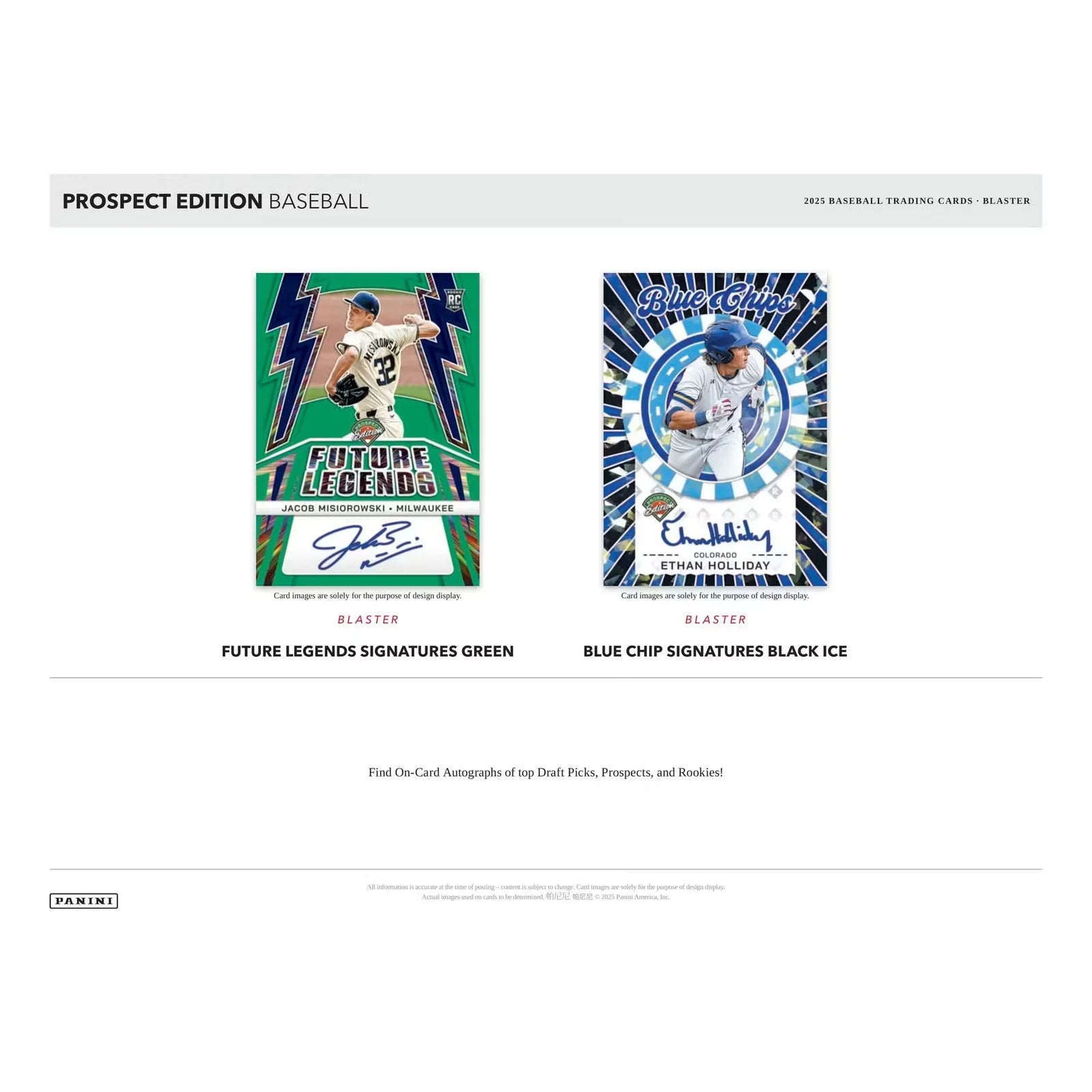2025 Panini Prospect Edition Baseball Blaster 20-Box Case (Ships Sealed Only) - D