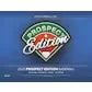 2025 Panini Prospect Edition Baseball Blaster 20-Box Case (Ships Sealed Only) - D