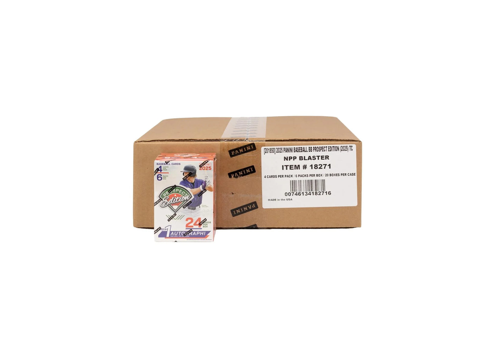 2025 Panini Prospect Edition Baseball Blaster 20-Box Case (Ships Sealed Only) - D