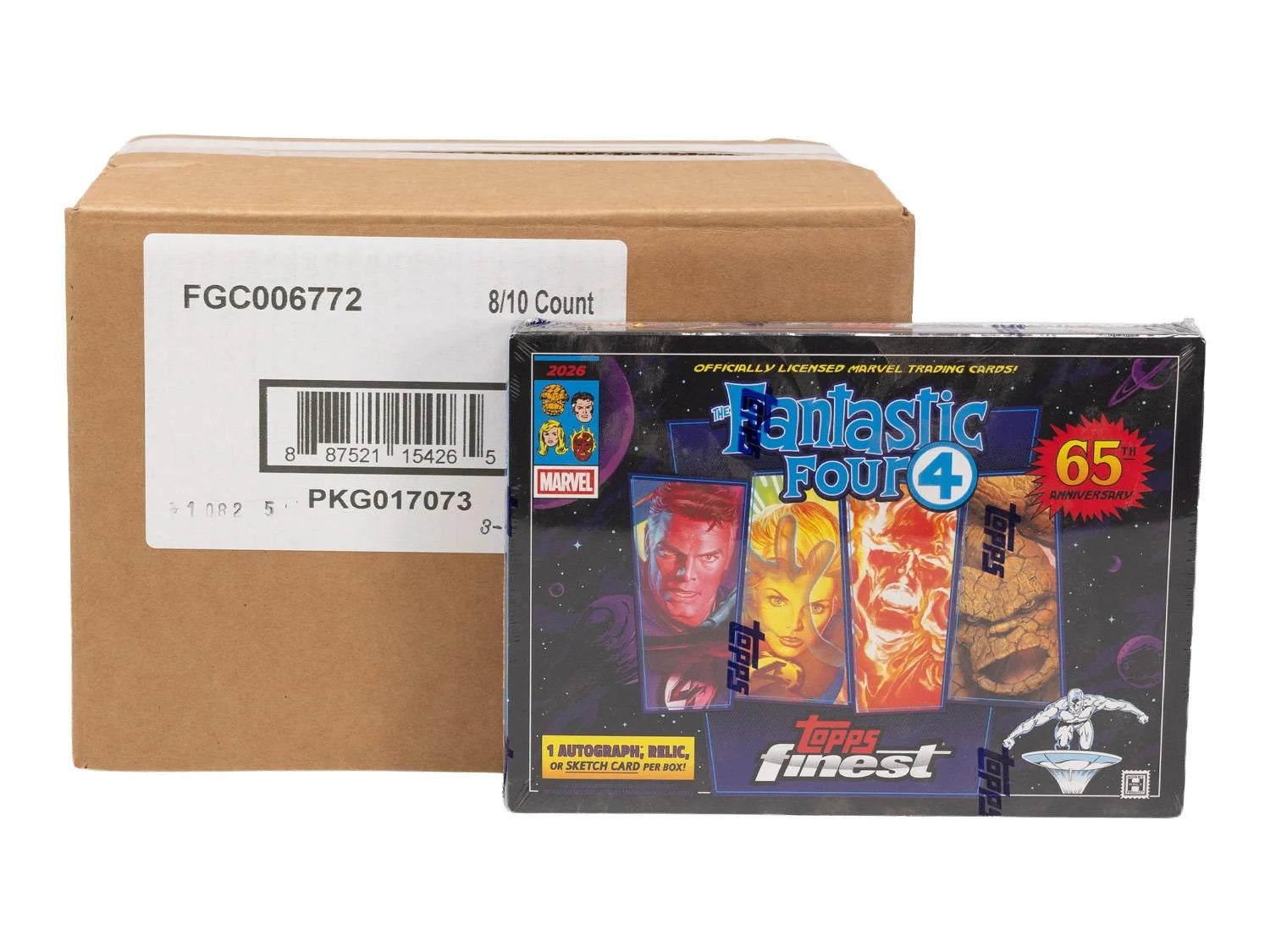 DRAFT - 2026 Topps Finest Fantastic Four Hobby 8-Box Case