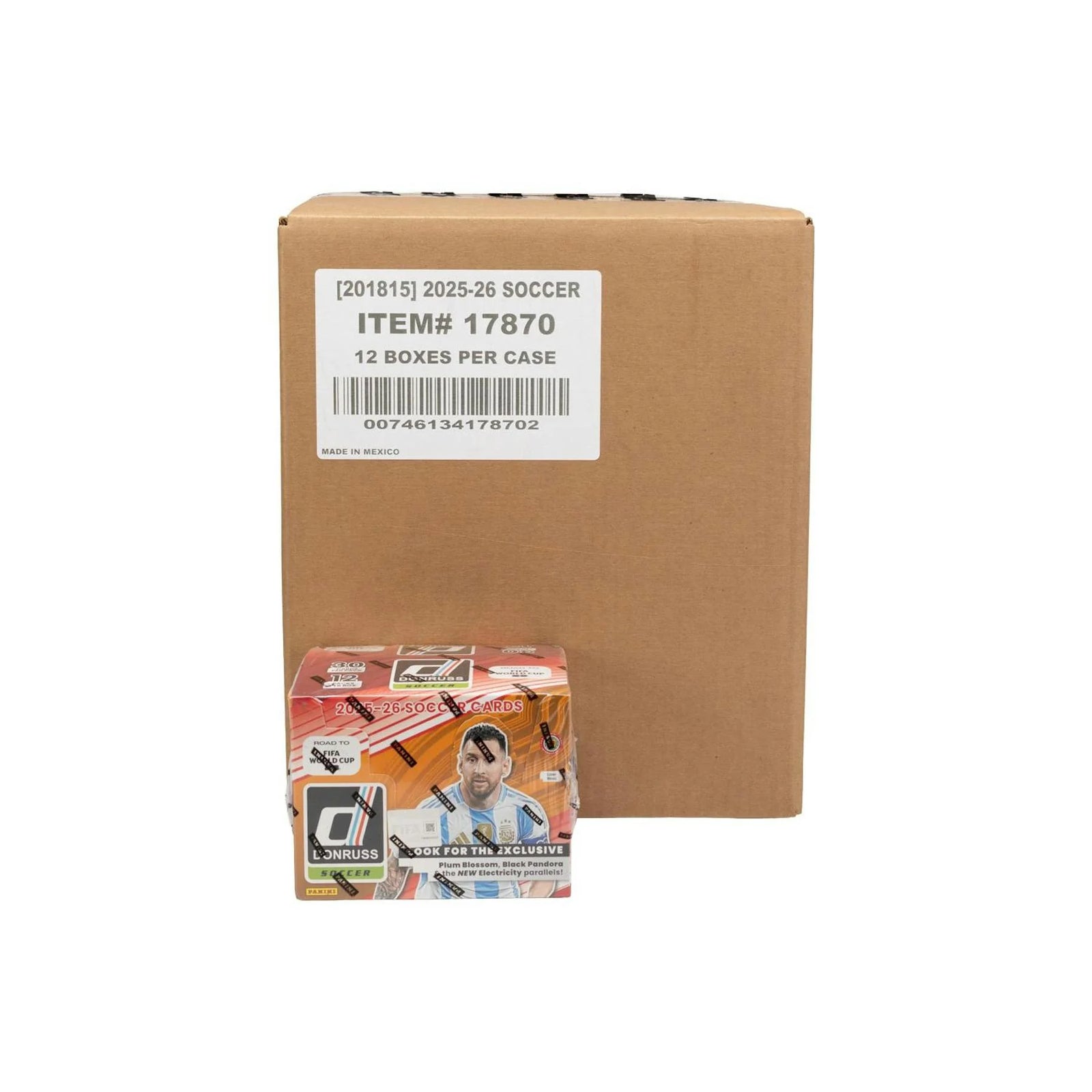DRAFT - New 2025/26 Panini Donruss Road to FIFA World Cup Soccer Hobby International 12-Box Case