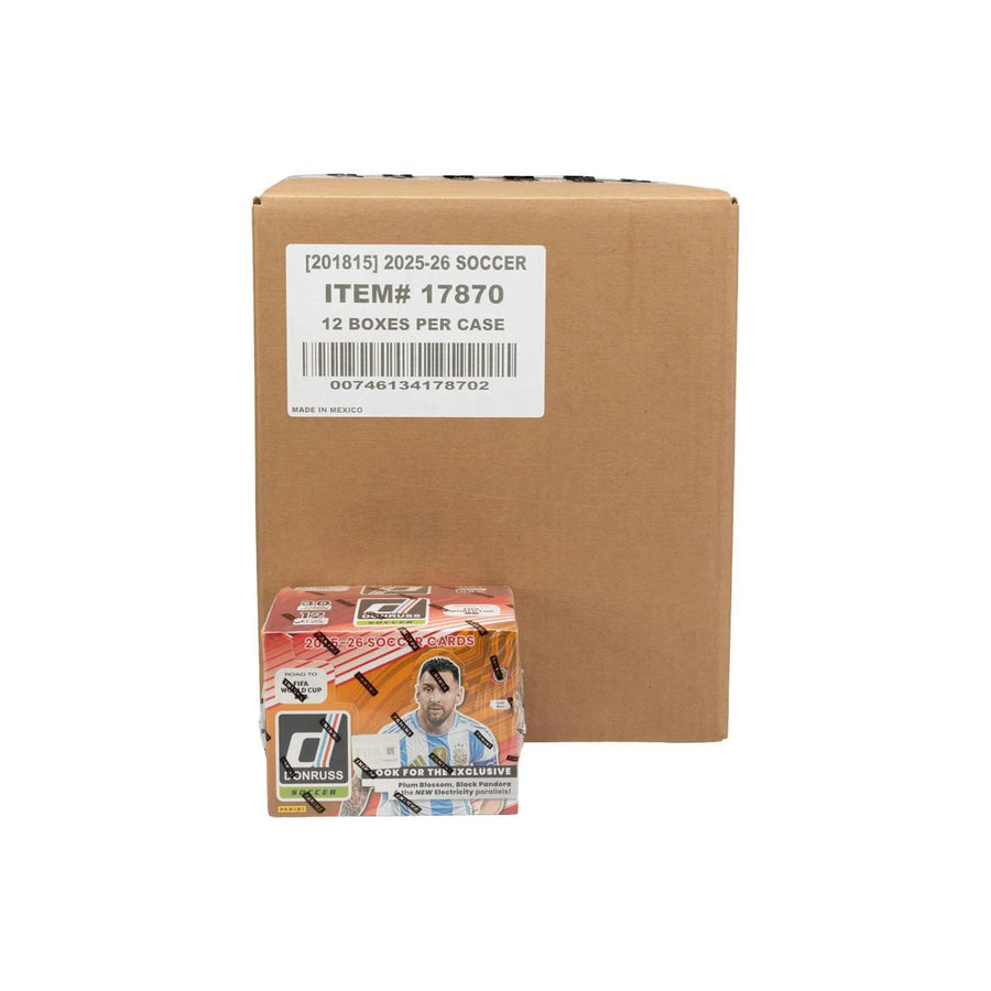 DRAFT - New 2025/26 Panini Donruss Road to FIFA World Cup Soccer Hobby International 12-Box Case