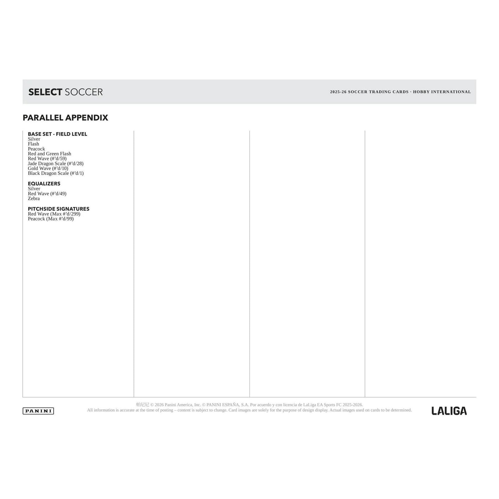 DRAFT - New 2025/26 Panini Select La Liga Soccer Hobby International 12-Box Case