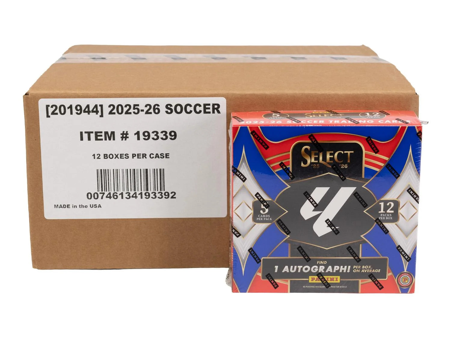 DRAFT - New 2025/26 Panini Select La Liga Soccer Hobby International 12-Box Case