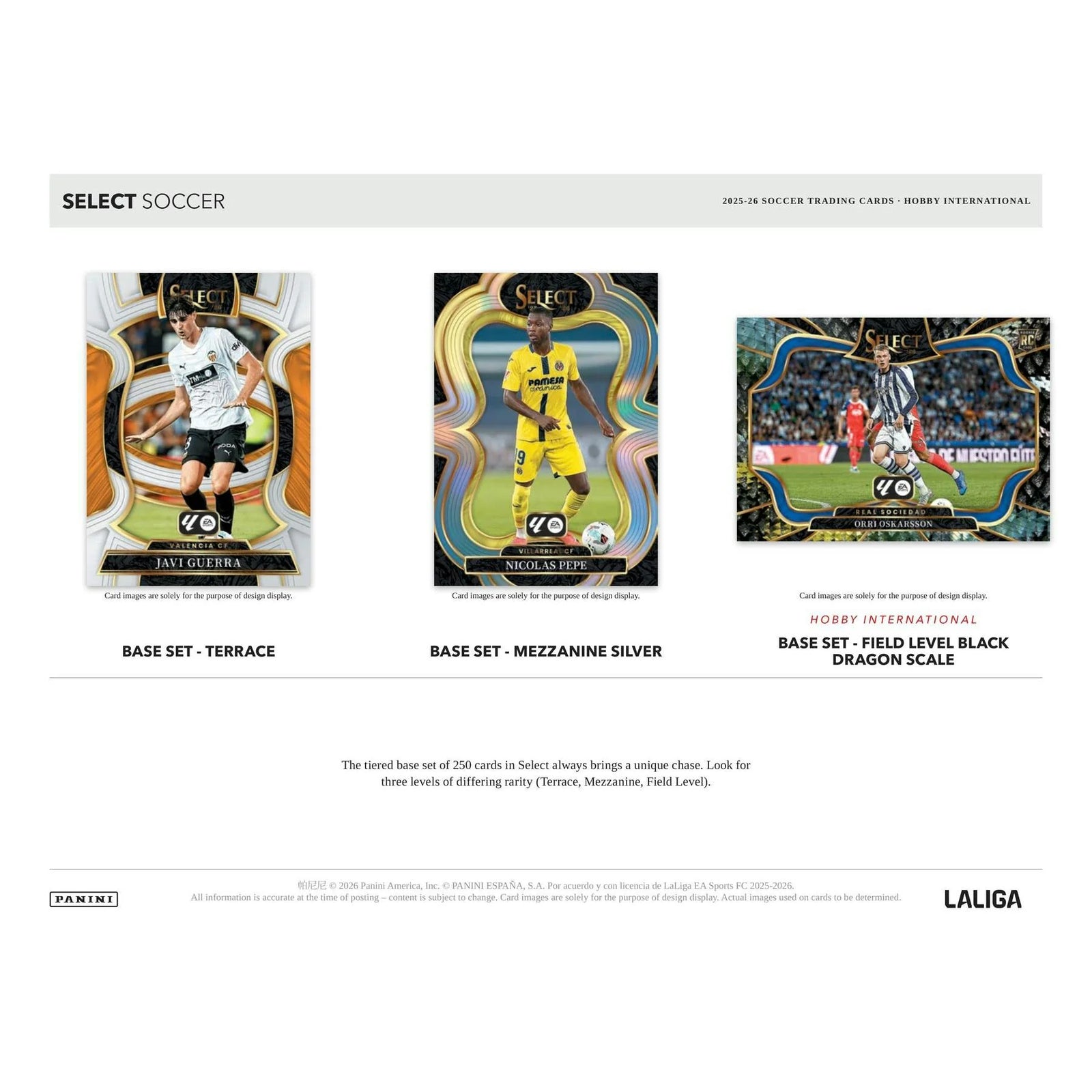 DRAFT - New 2025/26 Panini Select La Liga Soccer Hobby International 12-Box Case