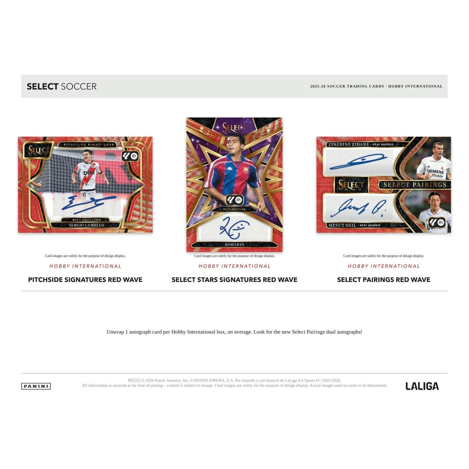 DRAFT - New 2025/26 Panini Select La Liga Soccer Hobby International 12-Box Case