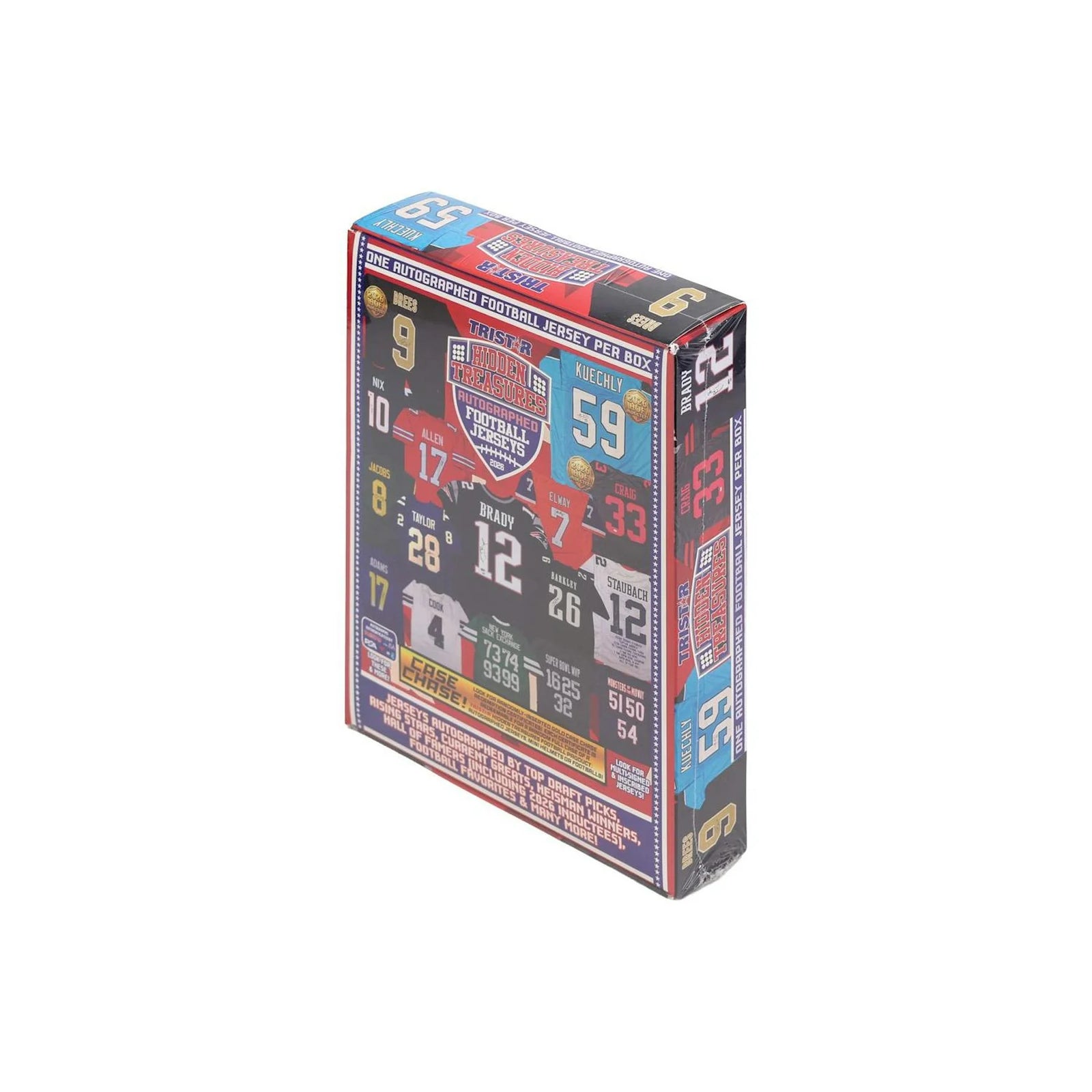 DRAFT - New 2026 TriStar Hidden Treasures Autographed Football Jersey Hobby Box