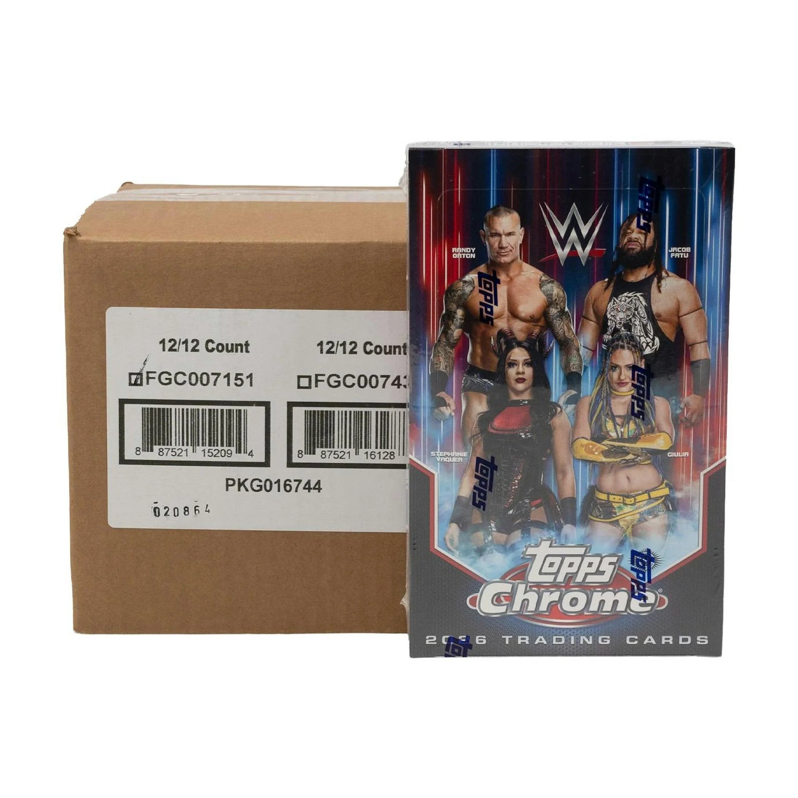 DRAFT - 2026 Topps Chrome WWE Wrestling Hobby 12-Box Case