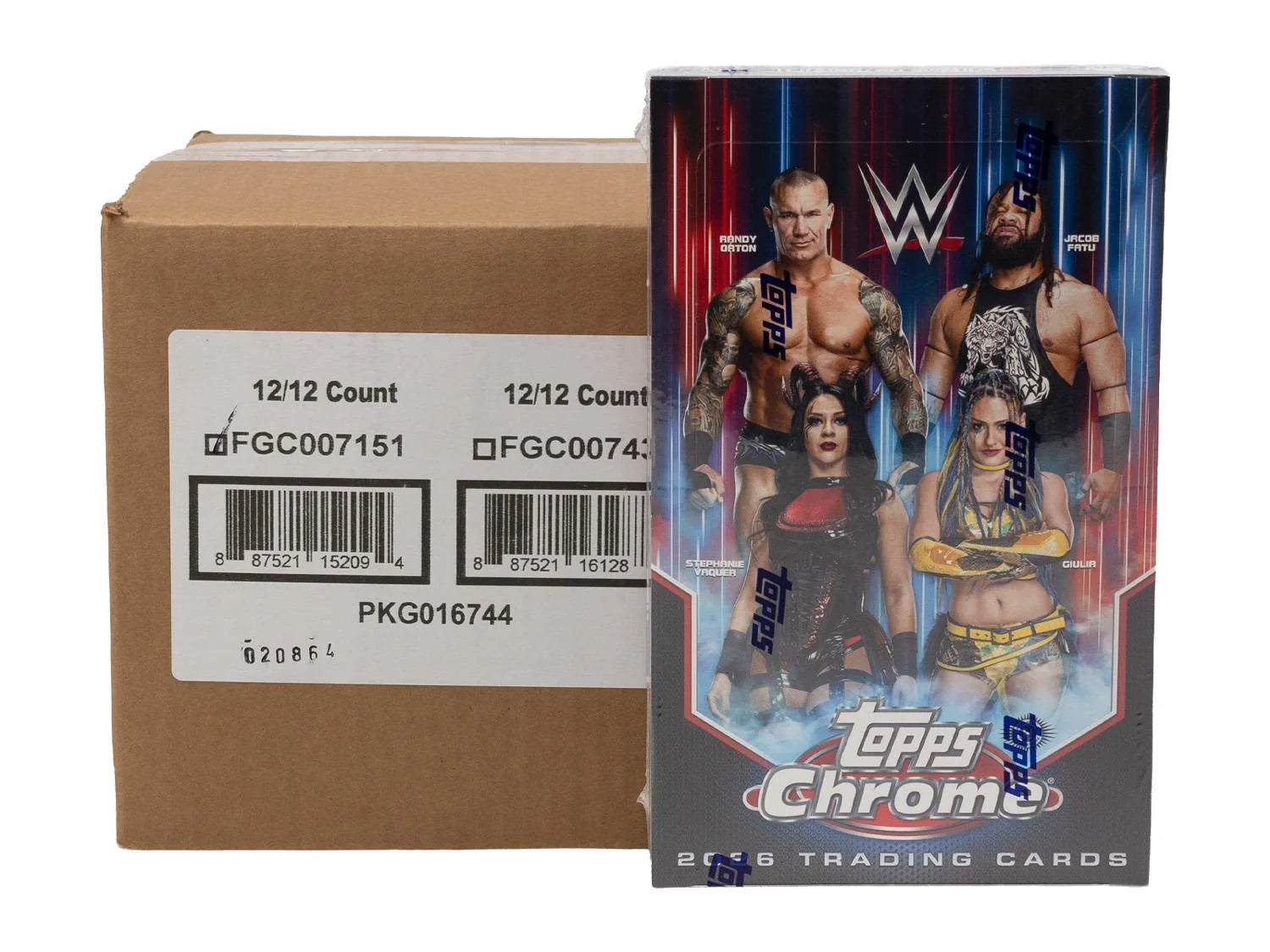 DRAFT - 2026 Topps Chrome WWE Wrestling Hobby 12-Box Case