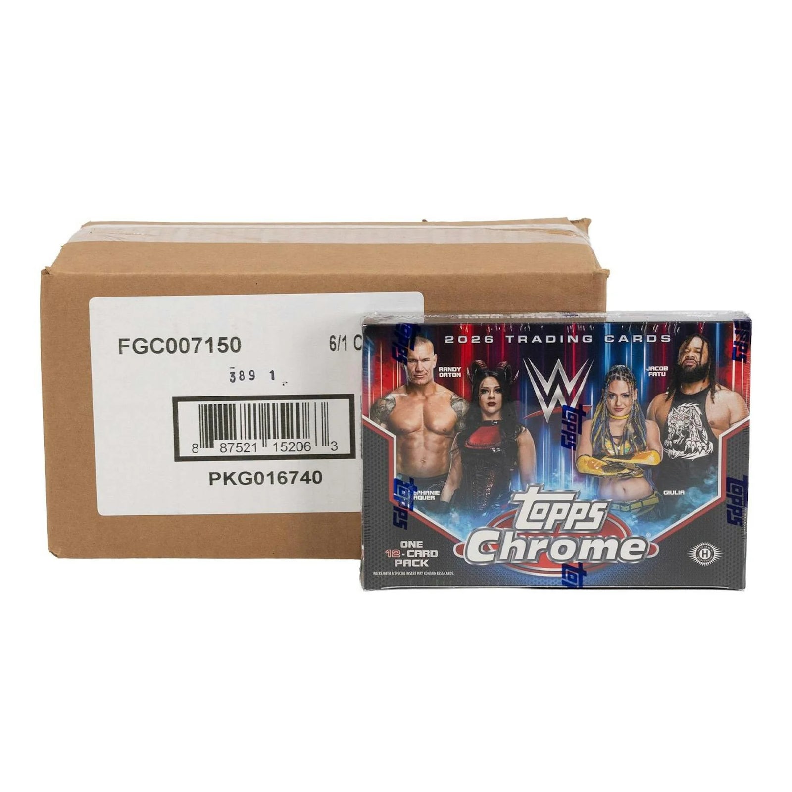 DRAFT - 2026 Topps Chrome WWE Wrestling Delight 6-Box Case