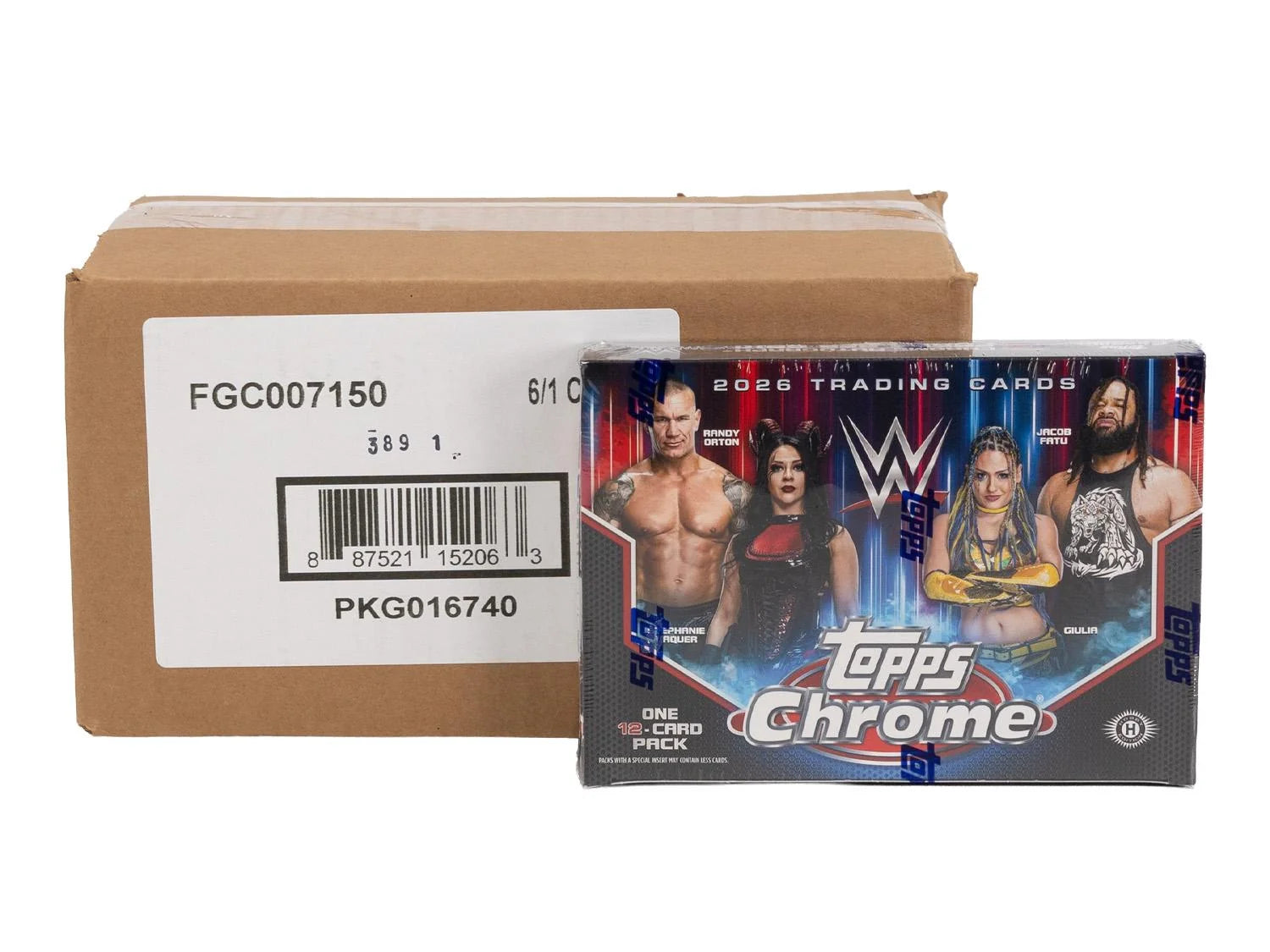 DRAFT - 2026 Topps Chrome WWE Wrestling Delight 6-Box Case