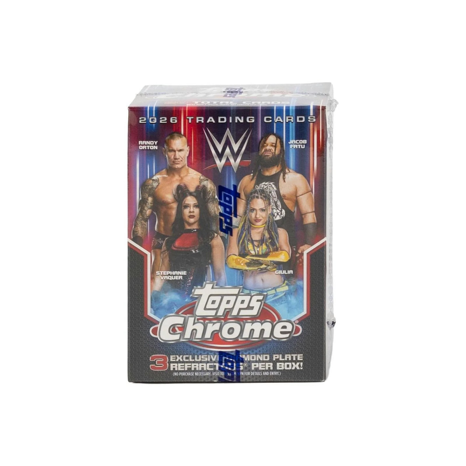 DRAFT - 2026 Topps Chrome WWE Wrestling Blaster 40-Box Case | Sealed