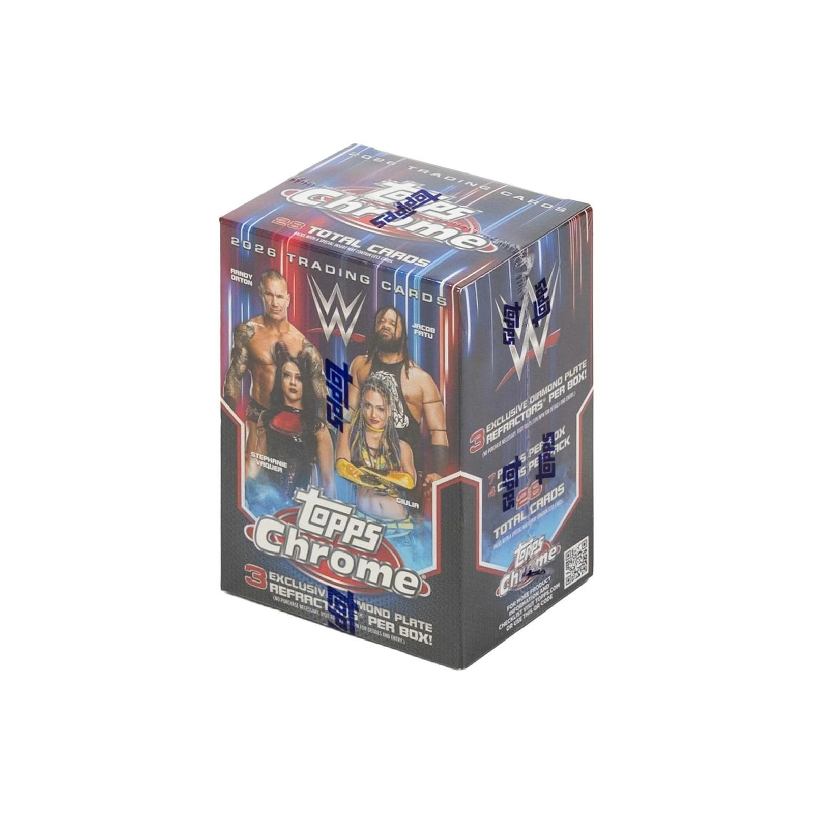 DRAFT - 2026 Topps Chrome WWE Wrestling Blaster 40-Box Case | Sealed