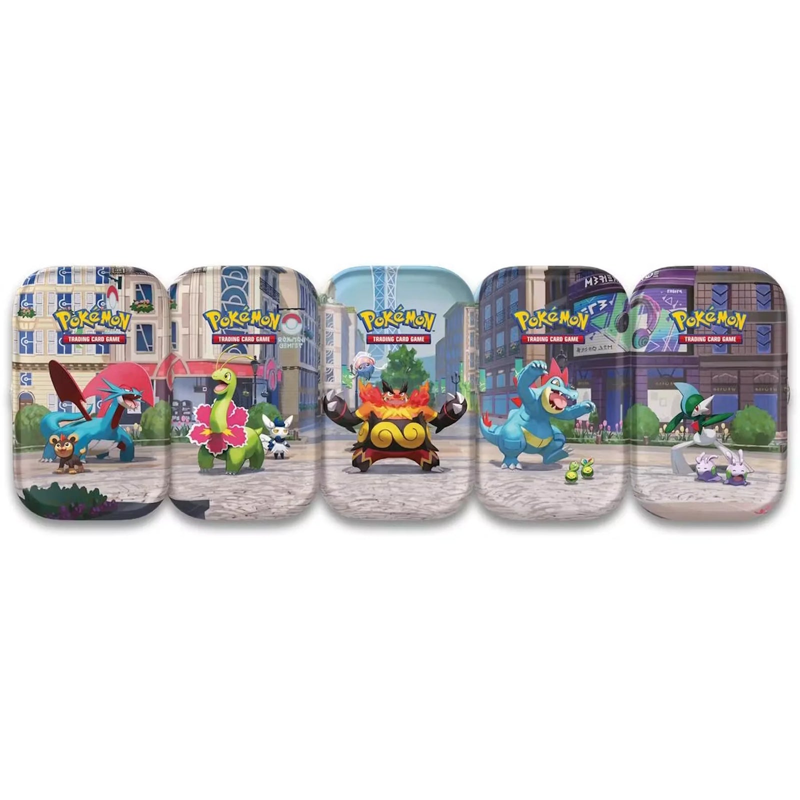 Pokemon Lumiose City Mini Tin 4 Box Case Presell June 2026
