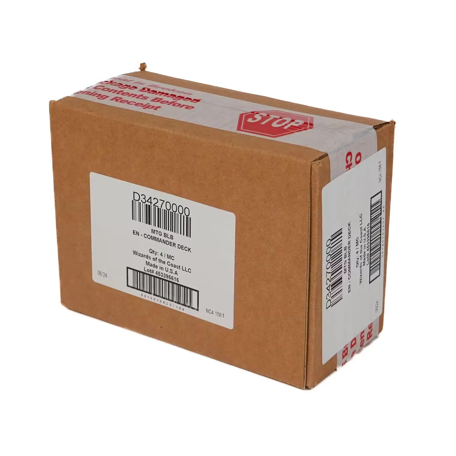 Magic the Gathering Bloomburrow Commander 4 Deck Case Sealed
