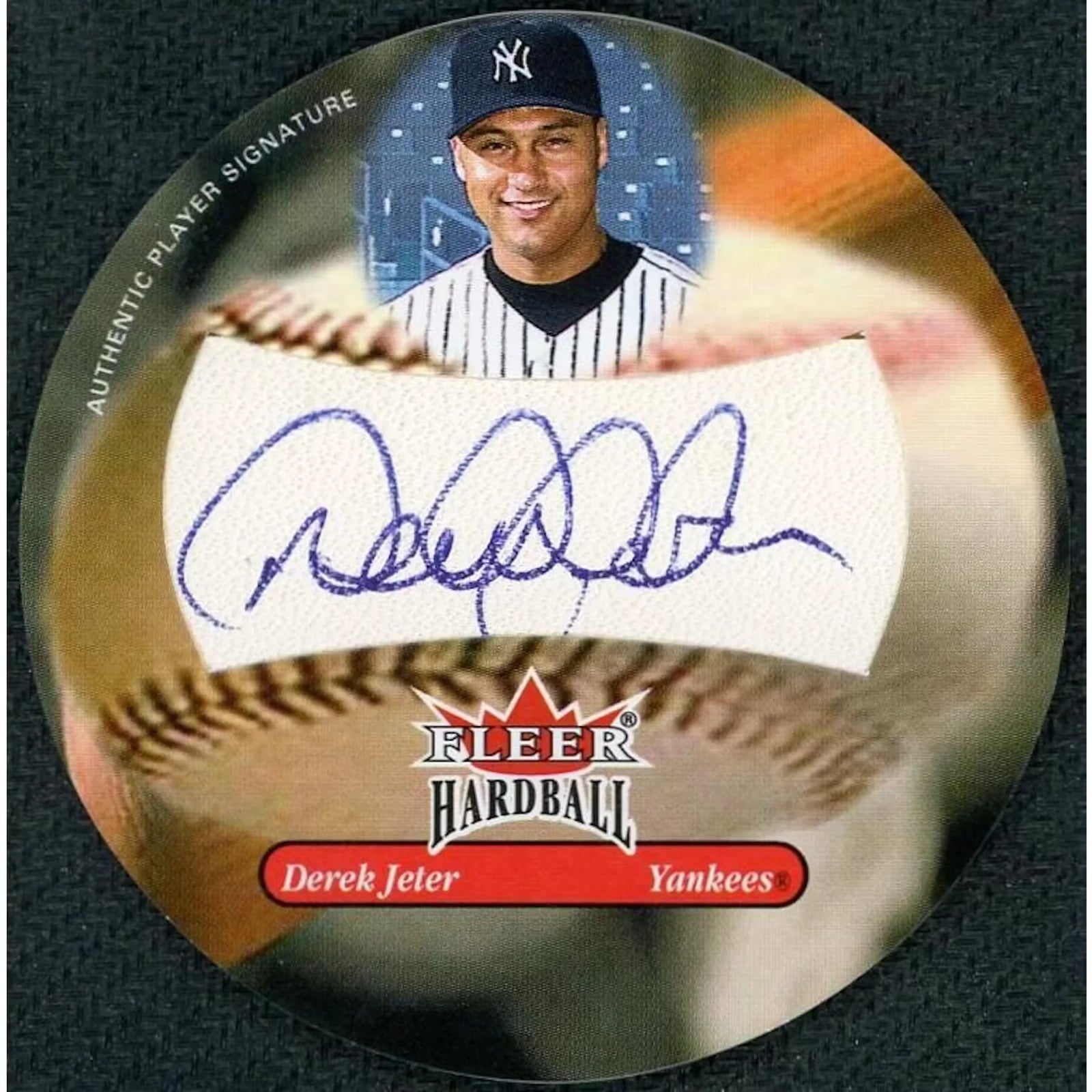 Derek Jeter Signed 2003 Fleer Hardball Card | Signatures Auto