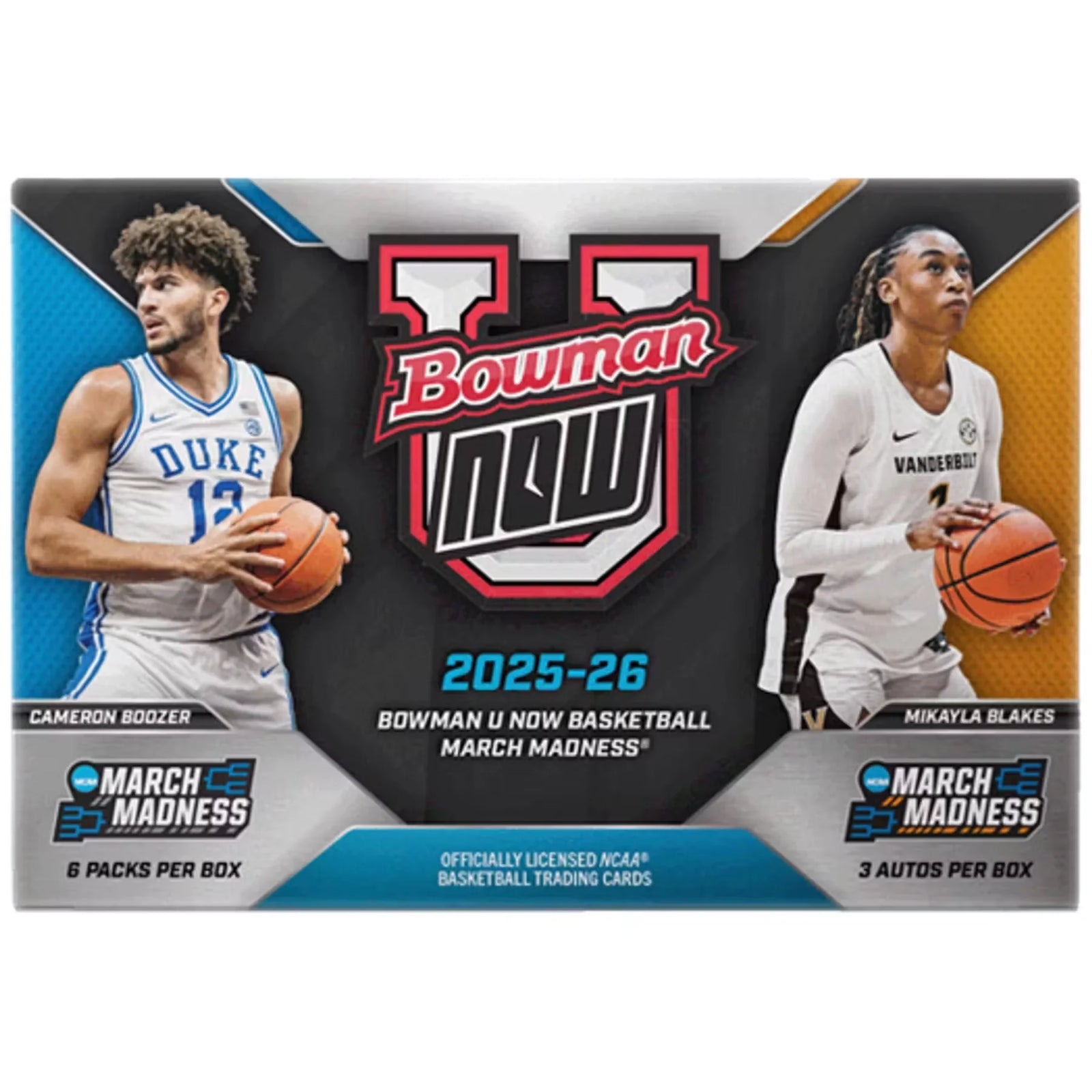 2025 26 Bowman University NOW March Madness Basketball Hobby Box