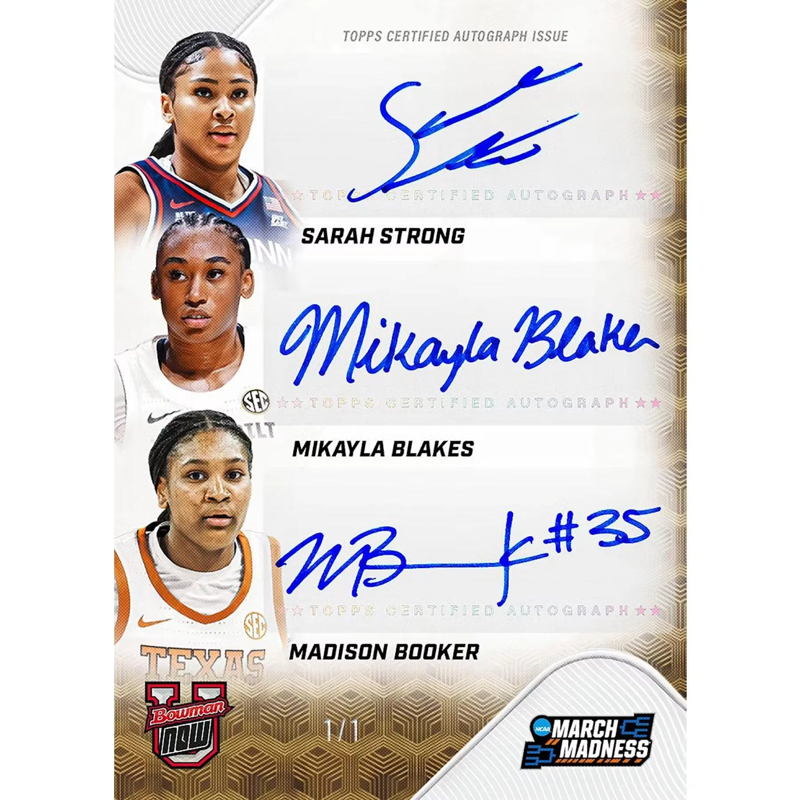 2025 26 Bowman University NOW March Madness Basketball Hobby Box