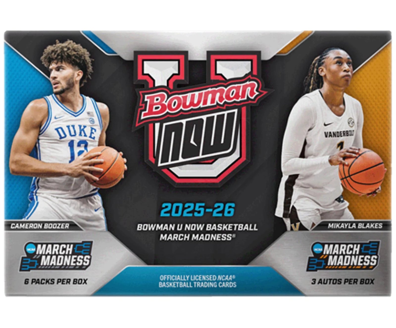 2025 26 Bowman University NOW March Madness Basketball Hobby Box