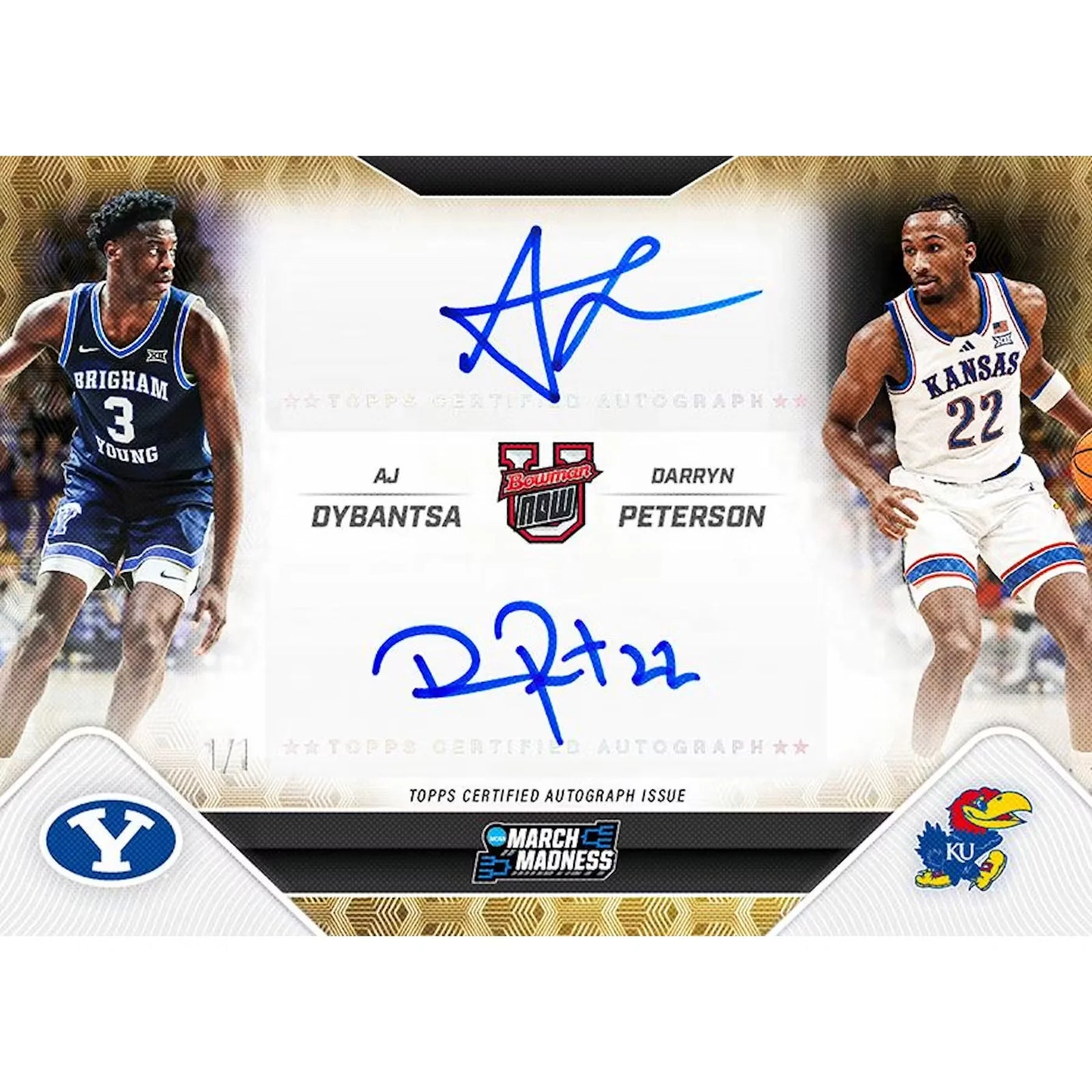 2025 26 Bowman University NOW March Madness Basketball Hobby Box