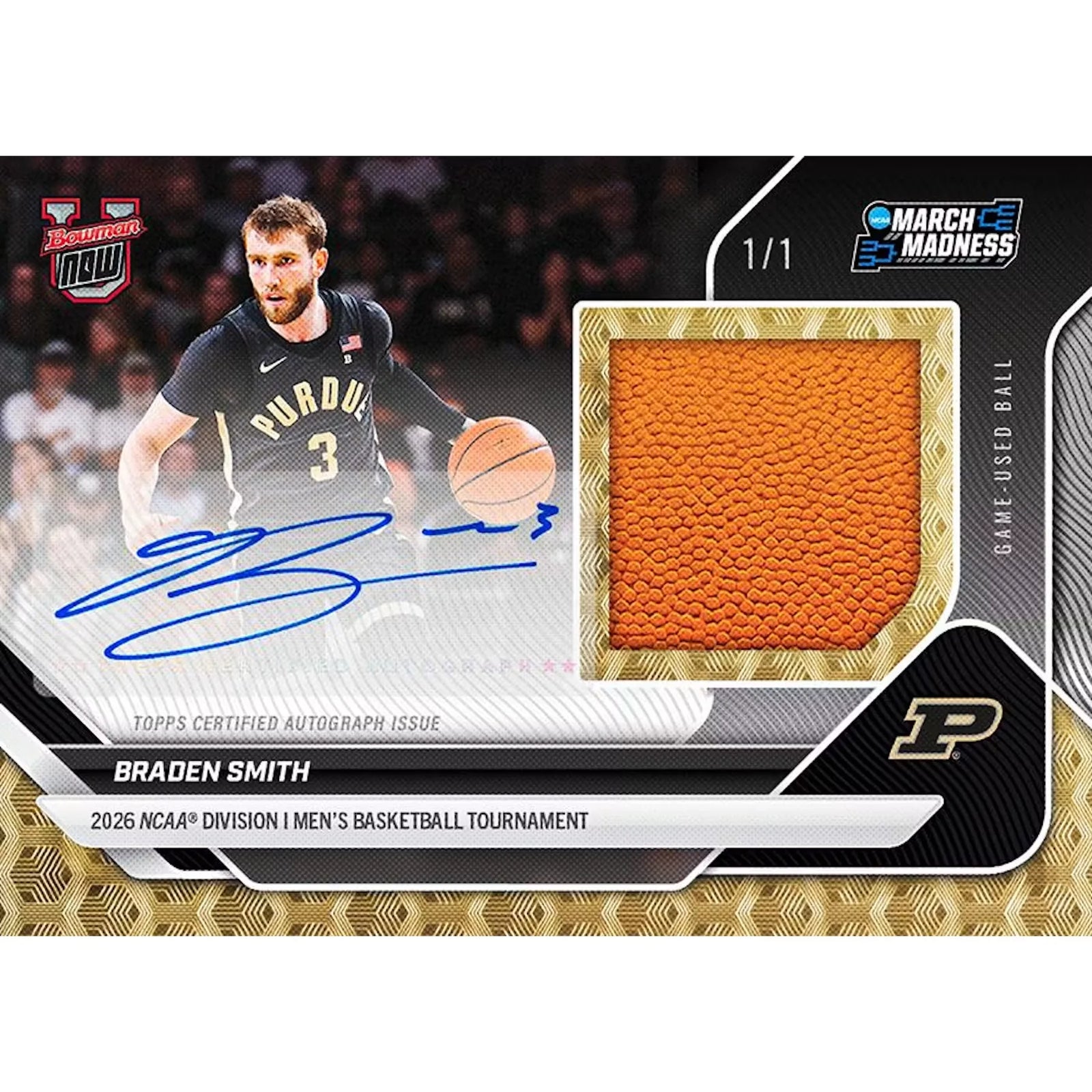 2025 26 Bowman University NOW March Madness Basketball Hobby Box