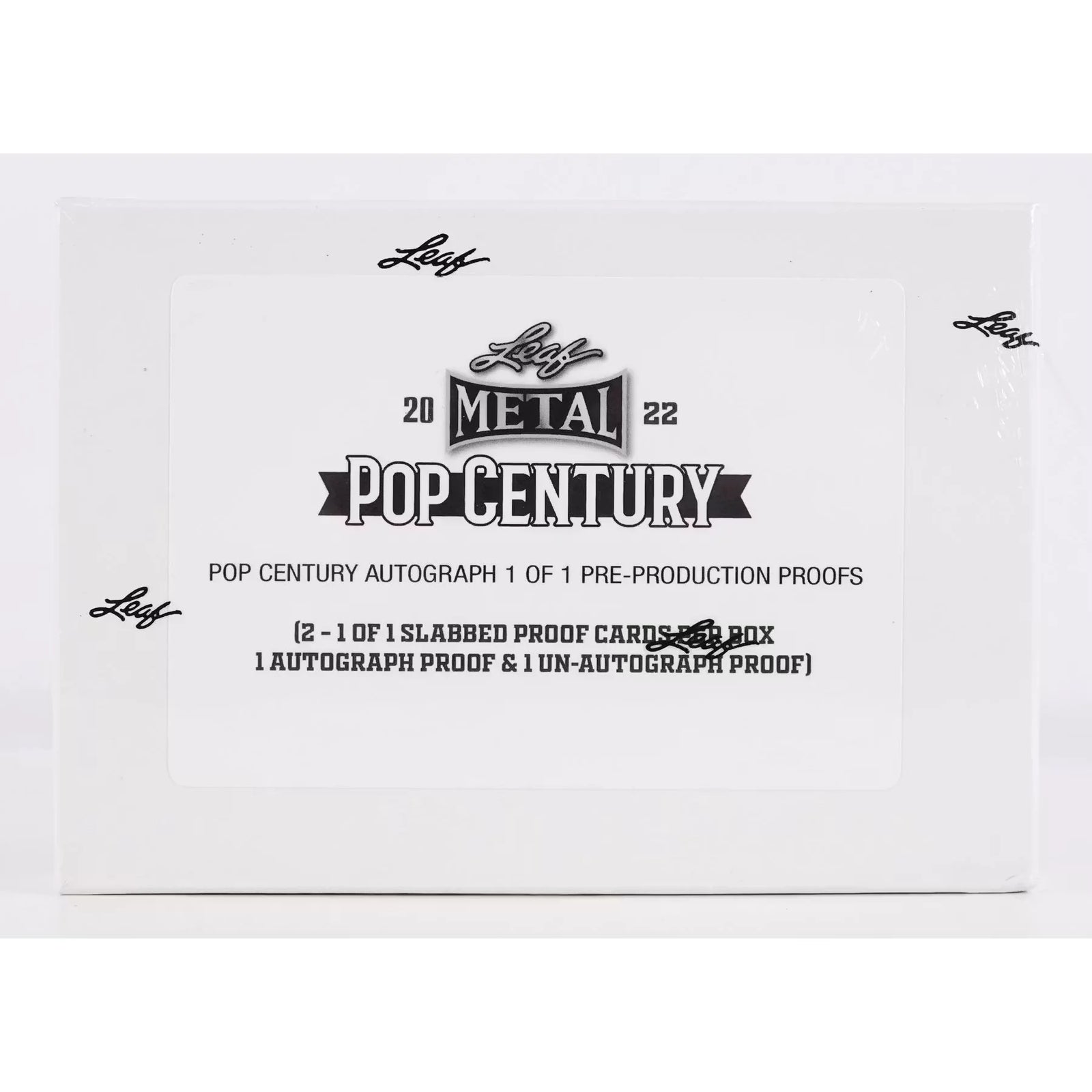 2022 Leaf Metal Pop Century Signed Pre-Production Proof Hobby Box (Ships Sealed Only)