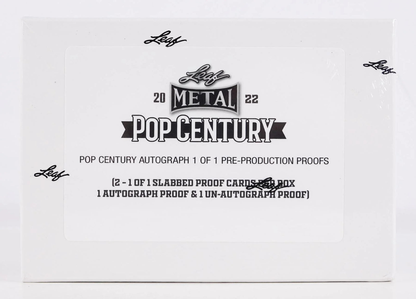 2022 Leaf Metal Pop Century Signed Pre-Production Proof Hobby Box (Ships Sealed Only)