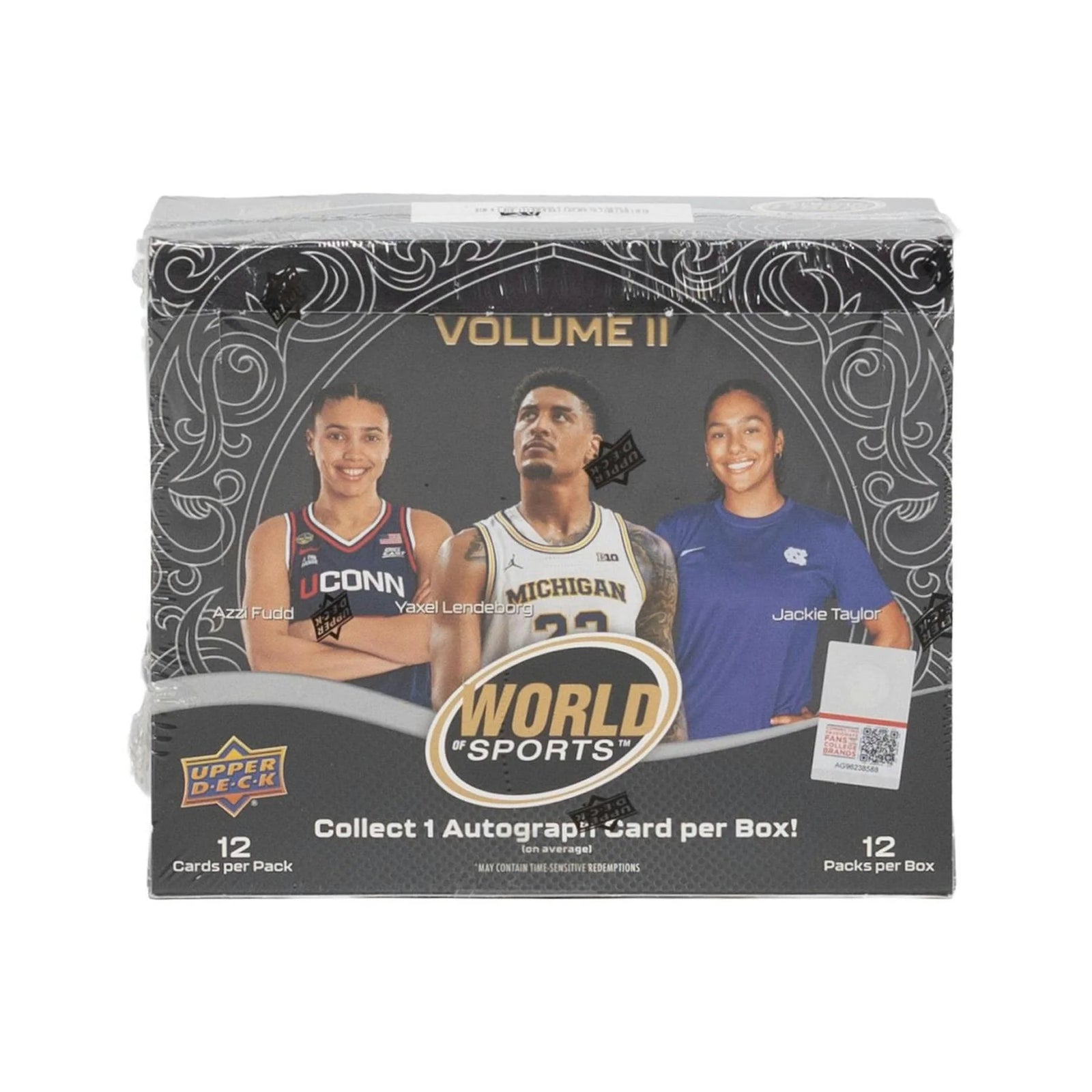 DRAFT - 2025 Upper Deck World of Sports Volume 2 Multisport Hobby Box (Slightly Damaged)