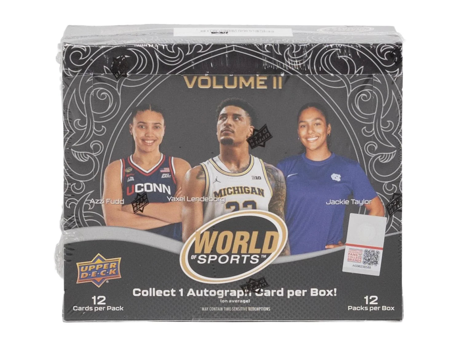 DRAFT - 2025 Upper Deck World of Sports Volume 2 Multisport Hobby Box (Slightly Damaged)