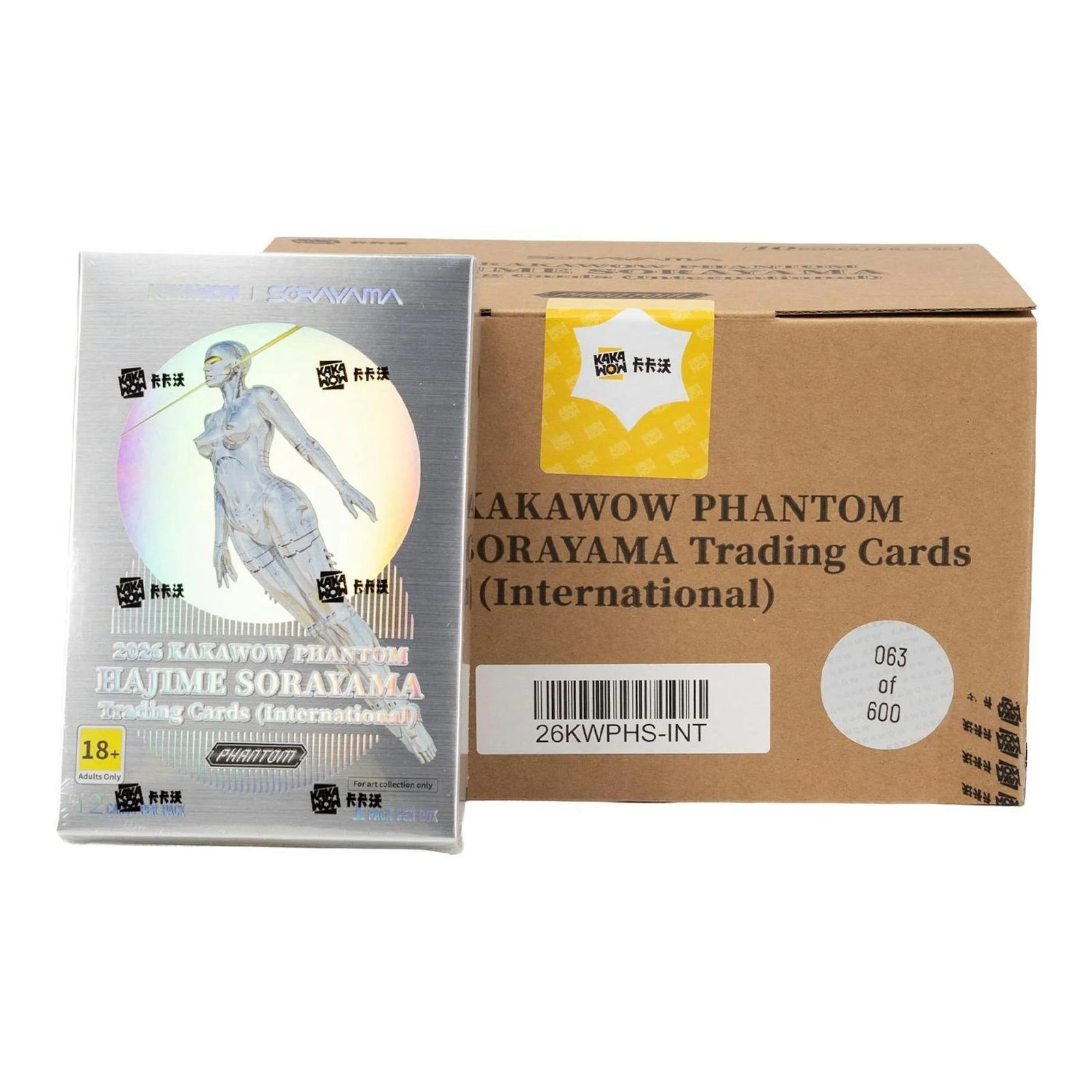 DRAFT - 2026 Kakawow Hajime Sorayama Phantom International Hobby 10-Box Case | Presell